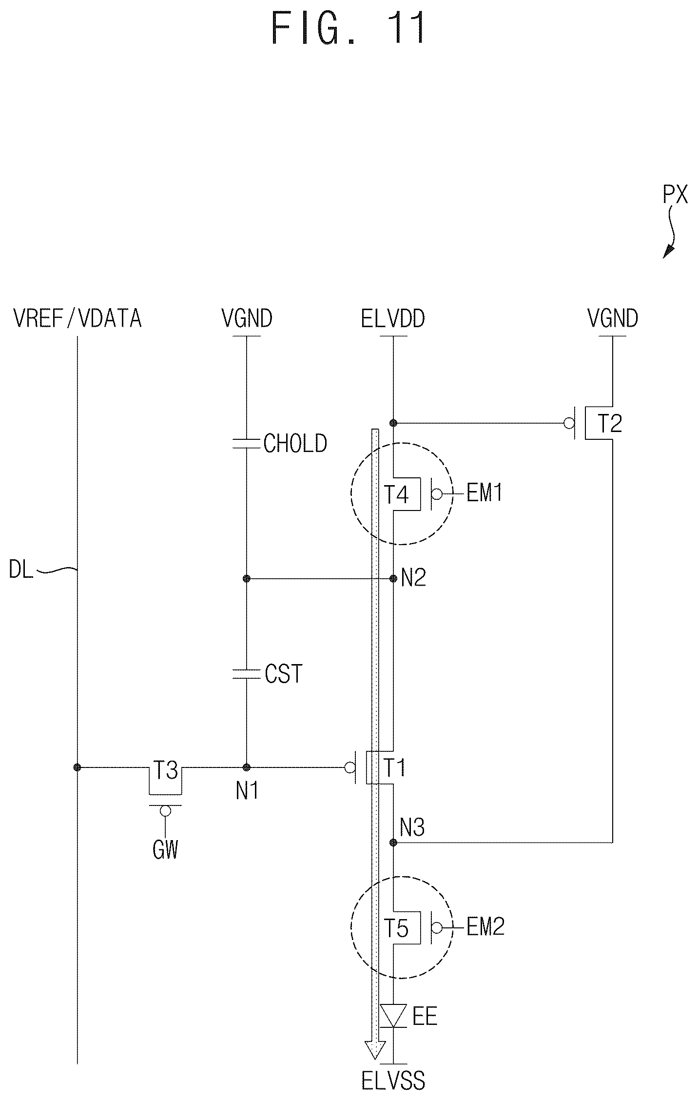Patent US12417735 Figure 11 – Pixel and display device including the same