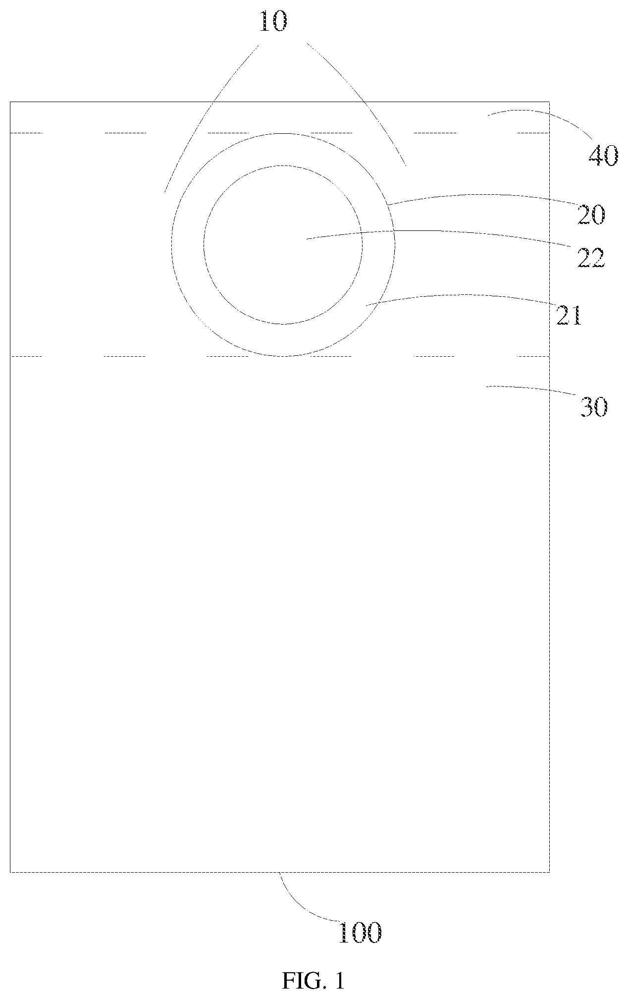 Patent US12417736 Figure 1 – Display panel and display device