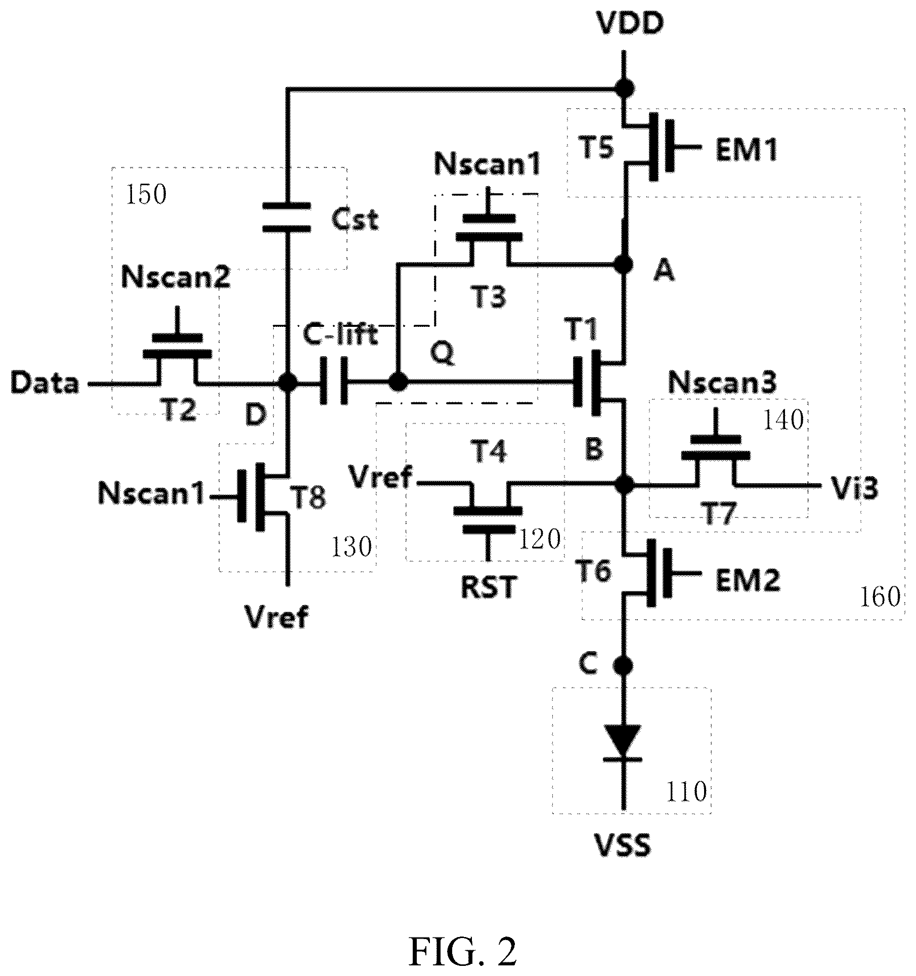Patent US12417742 Figure 2 – Pixel driving circuit and display device