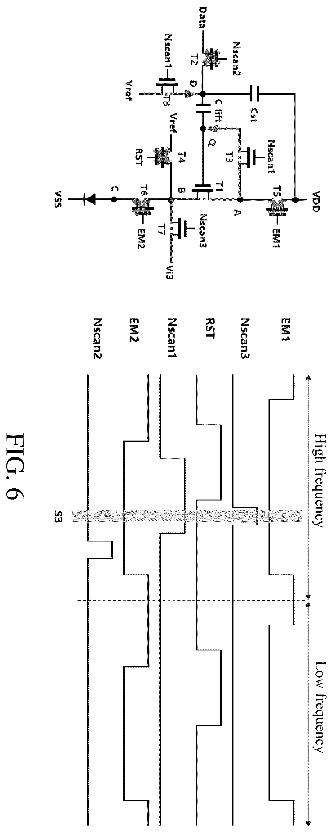Patent US12417742 Figure 6 – Pixel driving circuit and display device