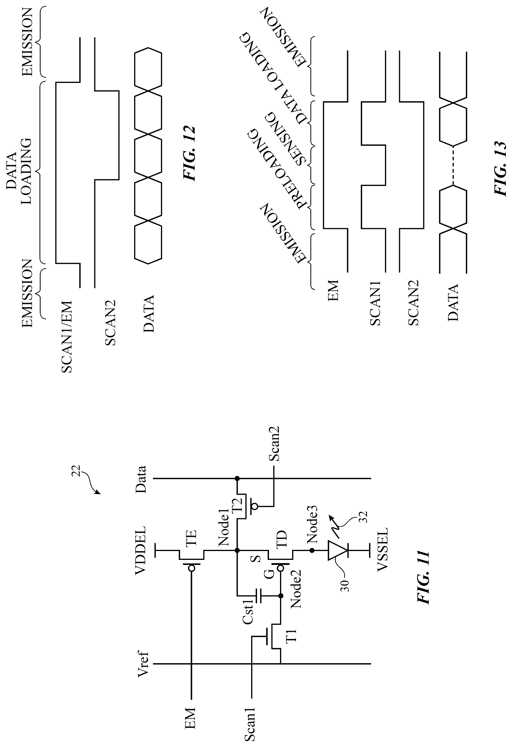 Patent US12417743 Figure 5 – Display with light-emitting diodes