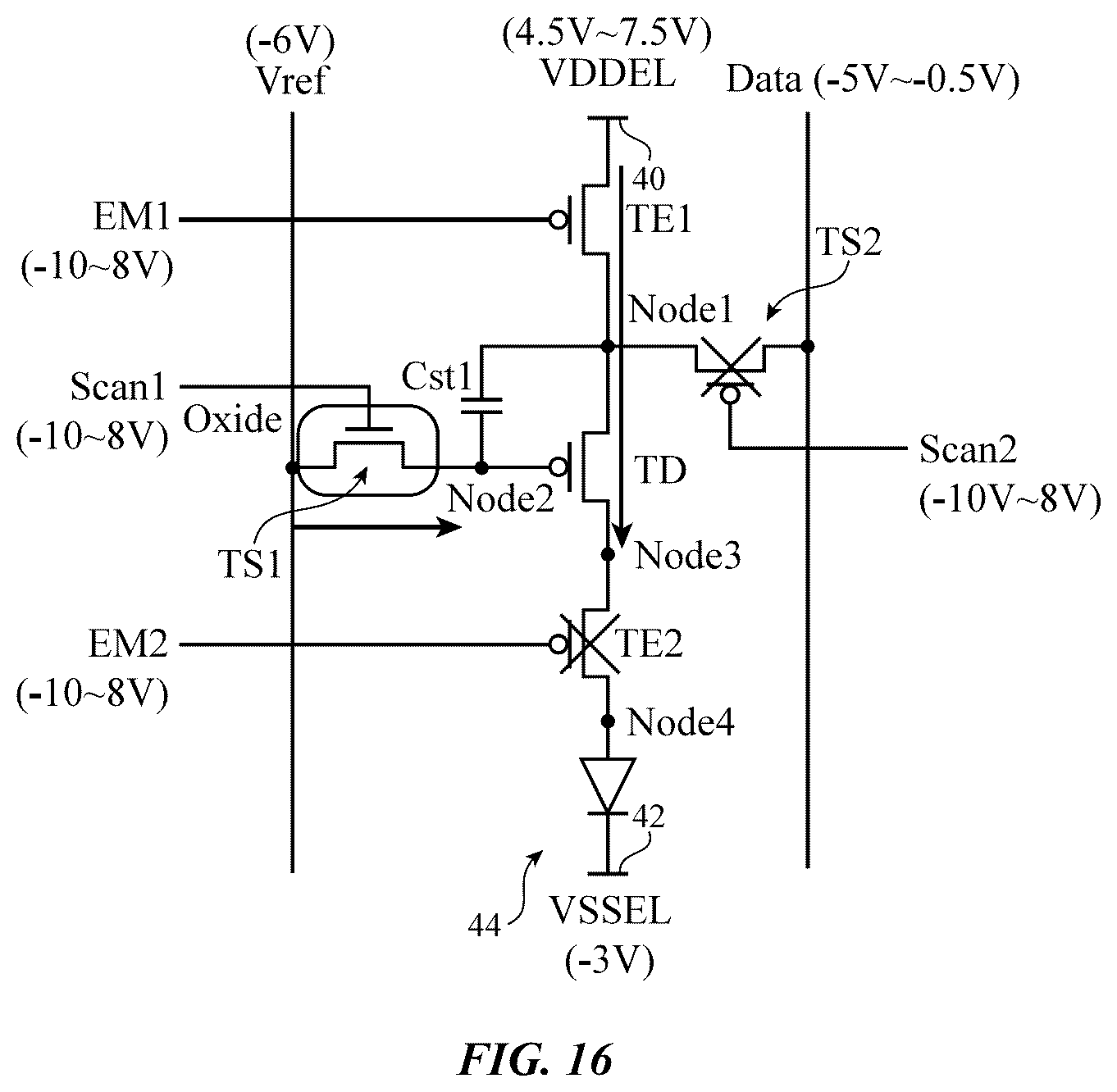 Patent US12417743 Figure 7 – Display with light-emitting diodes
