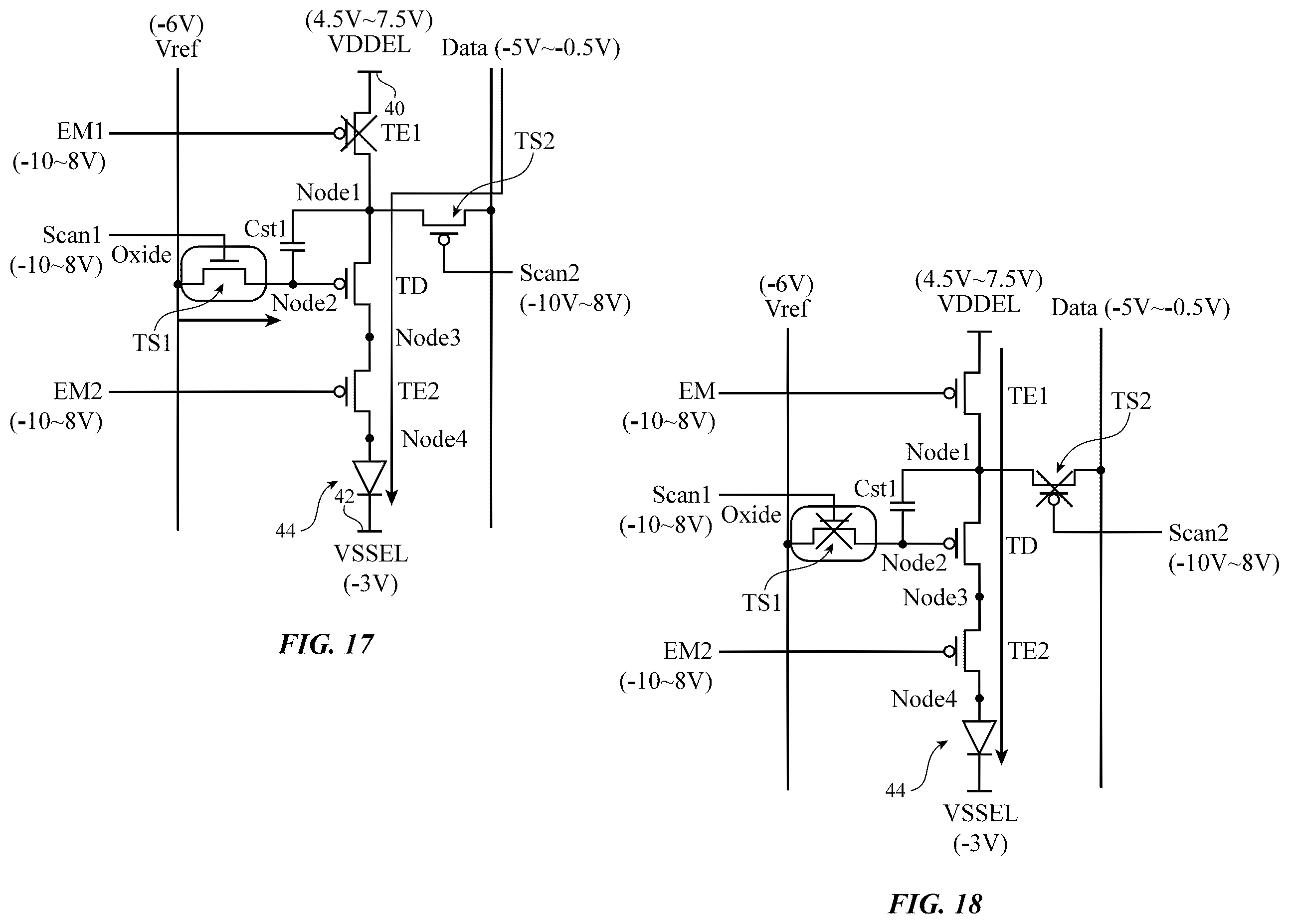 Patent US12417743 Figure 8 – Display with light-emitting diodes