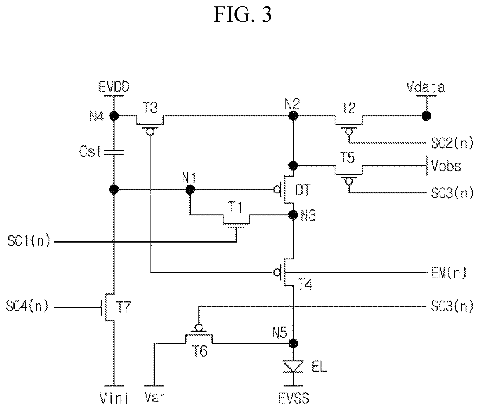Patent US12417745 Figure 3 – Display device having gate driver
