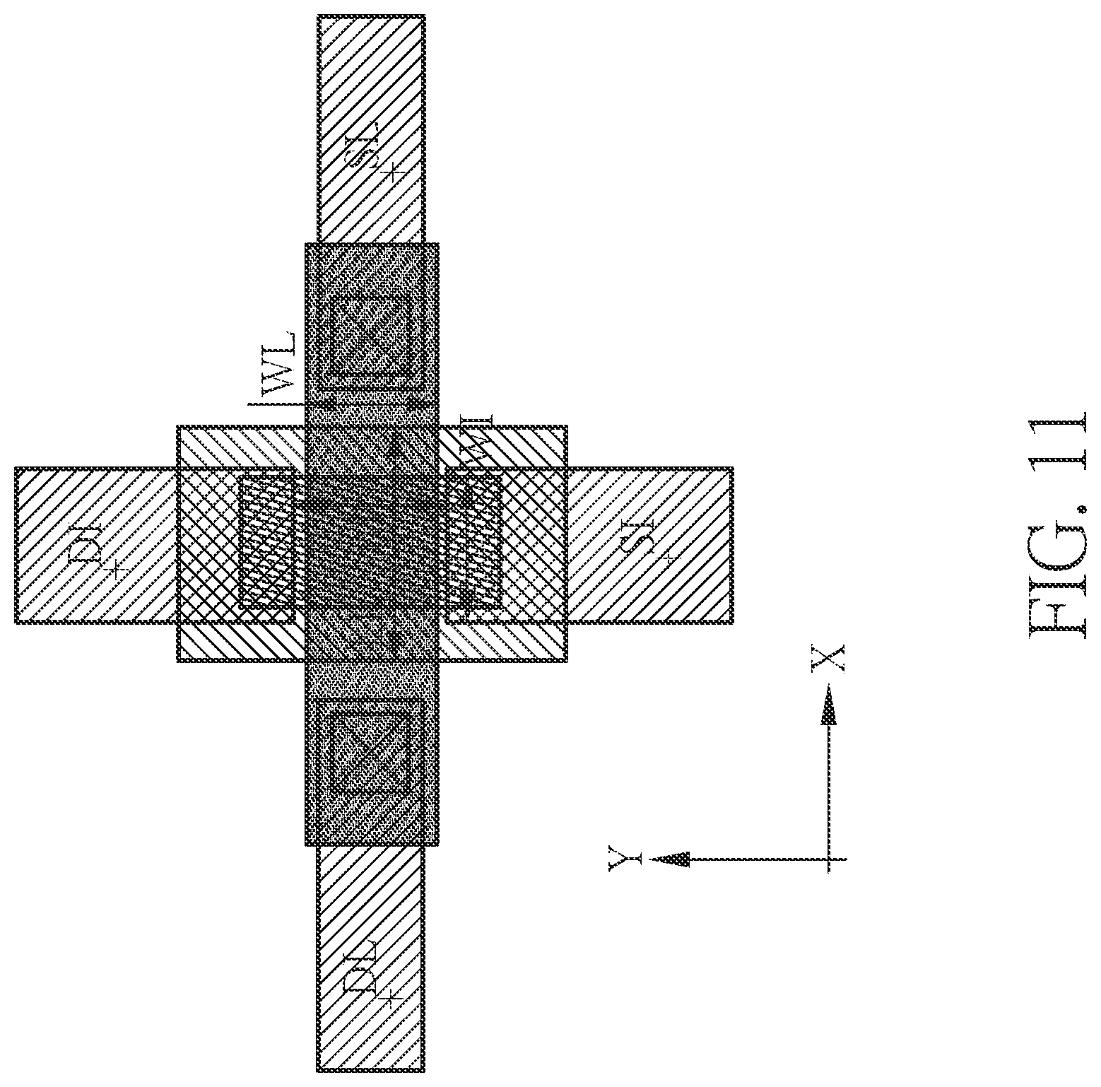 Patent US12417750 Figure 11 – Gate line driving circuit with top gate and bottom gate