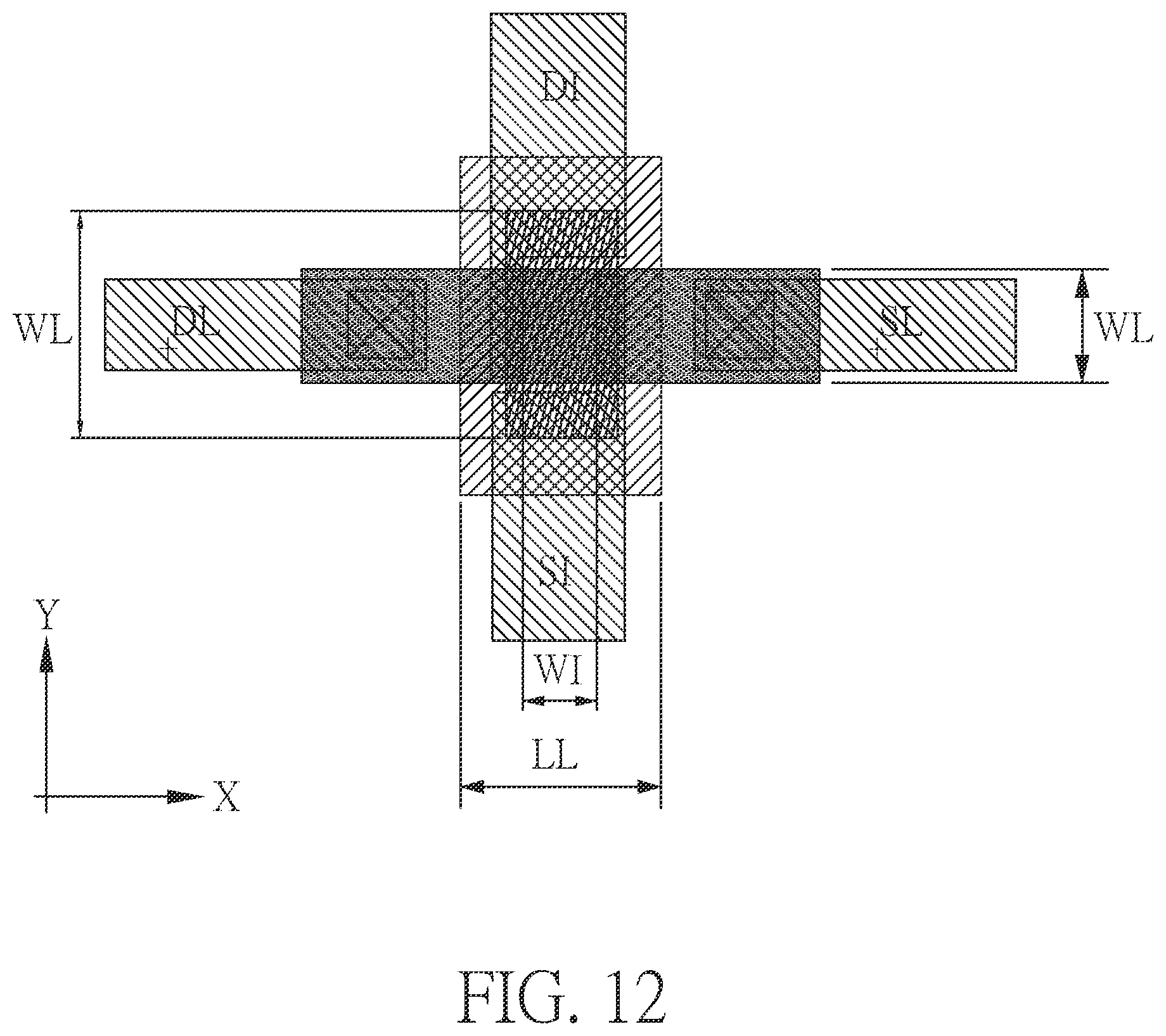 Patent US12417750 Figure 12 – Gate line driving circuit with top gate and bottom gate