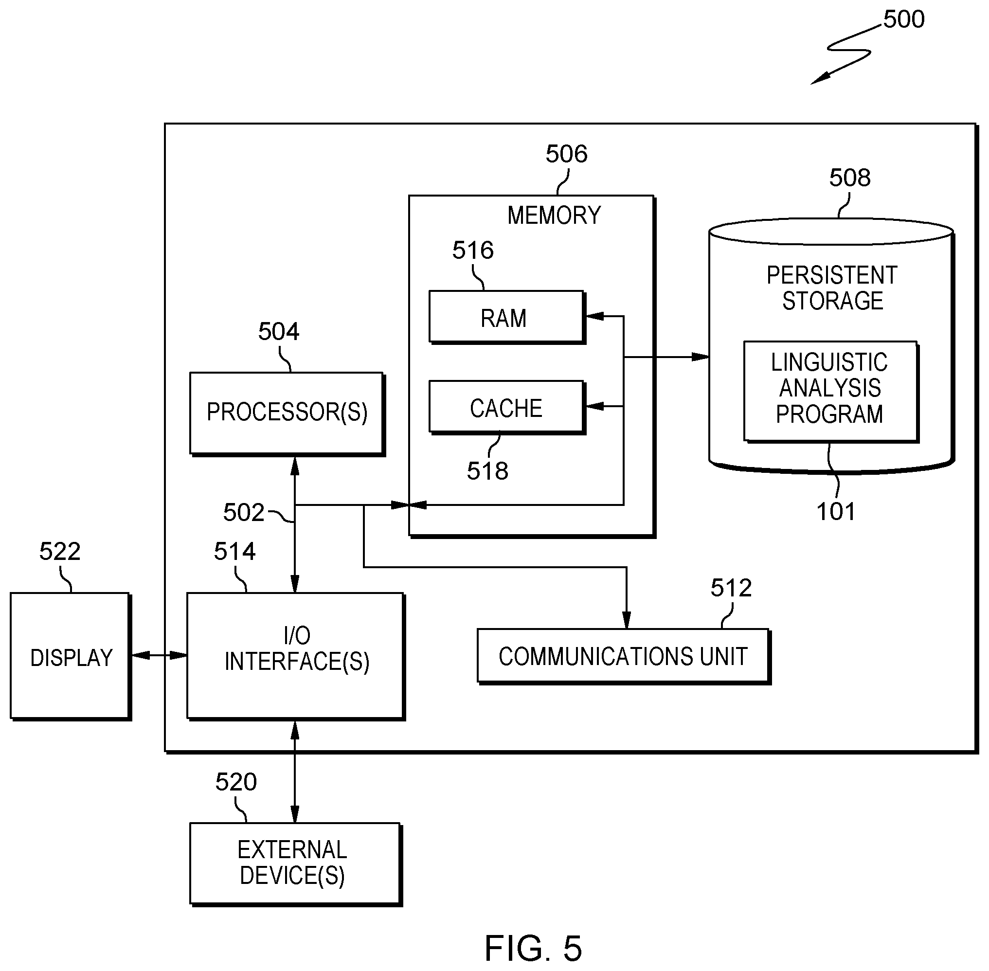 Patent US12417762 Figure 5 – Speech-to-text voice visualization