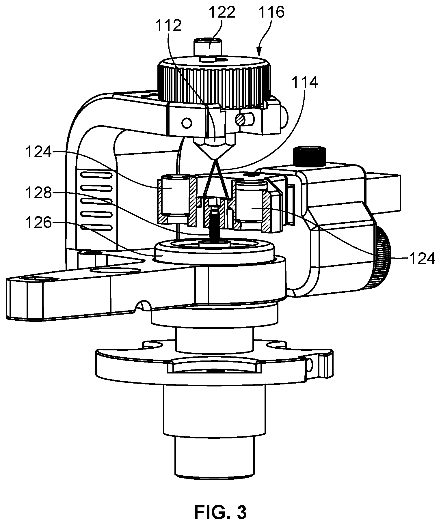Patent US12417781 Figure 3 – Magnetically stabilized pivotable tonearm