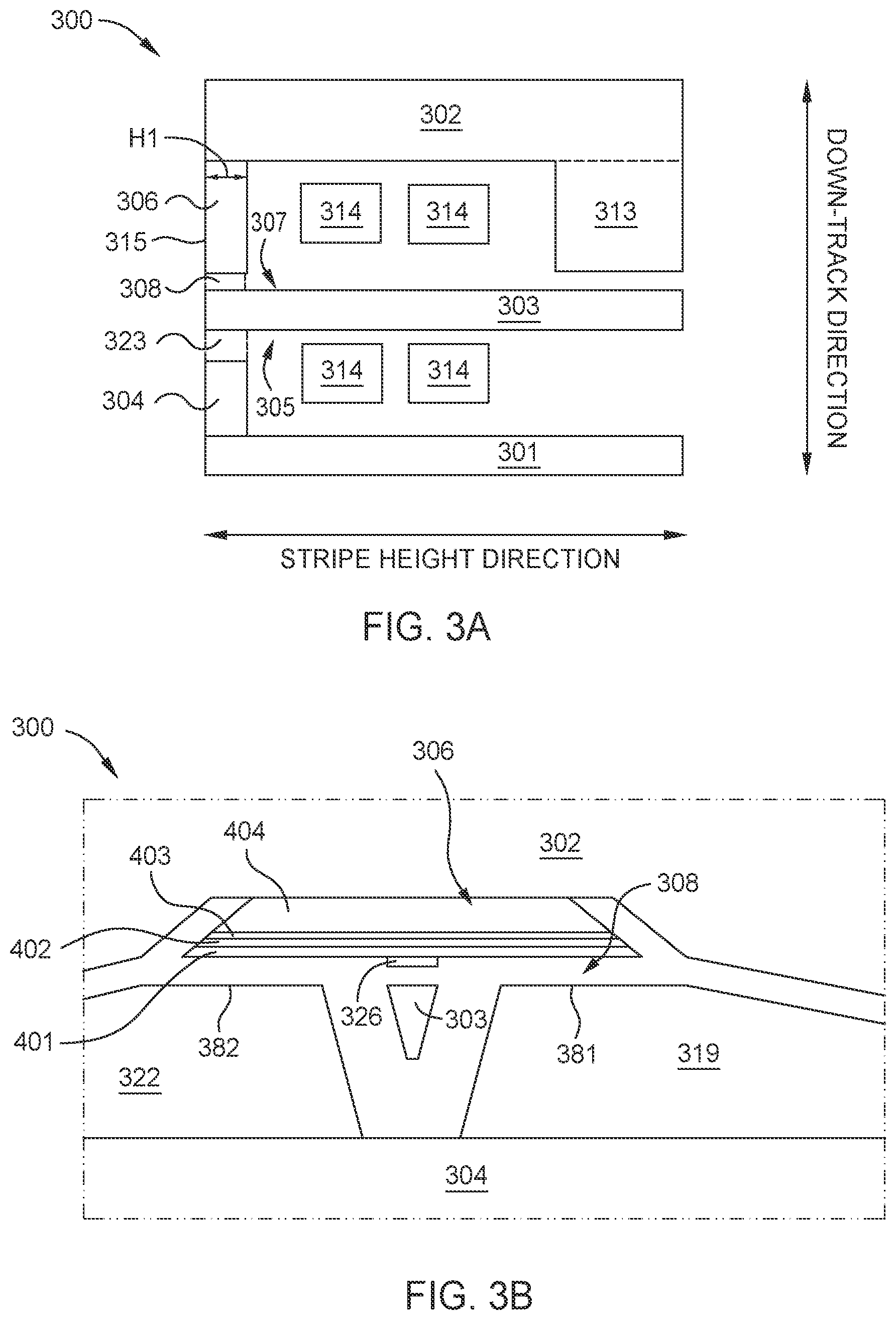 Patent US12417782 Figure 3 – Multilayer structures for magnetic recording devices to facilitate targeted magnetic switching and low coercivity