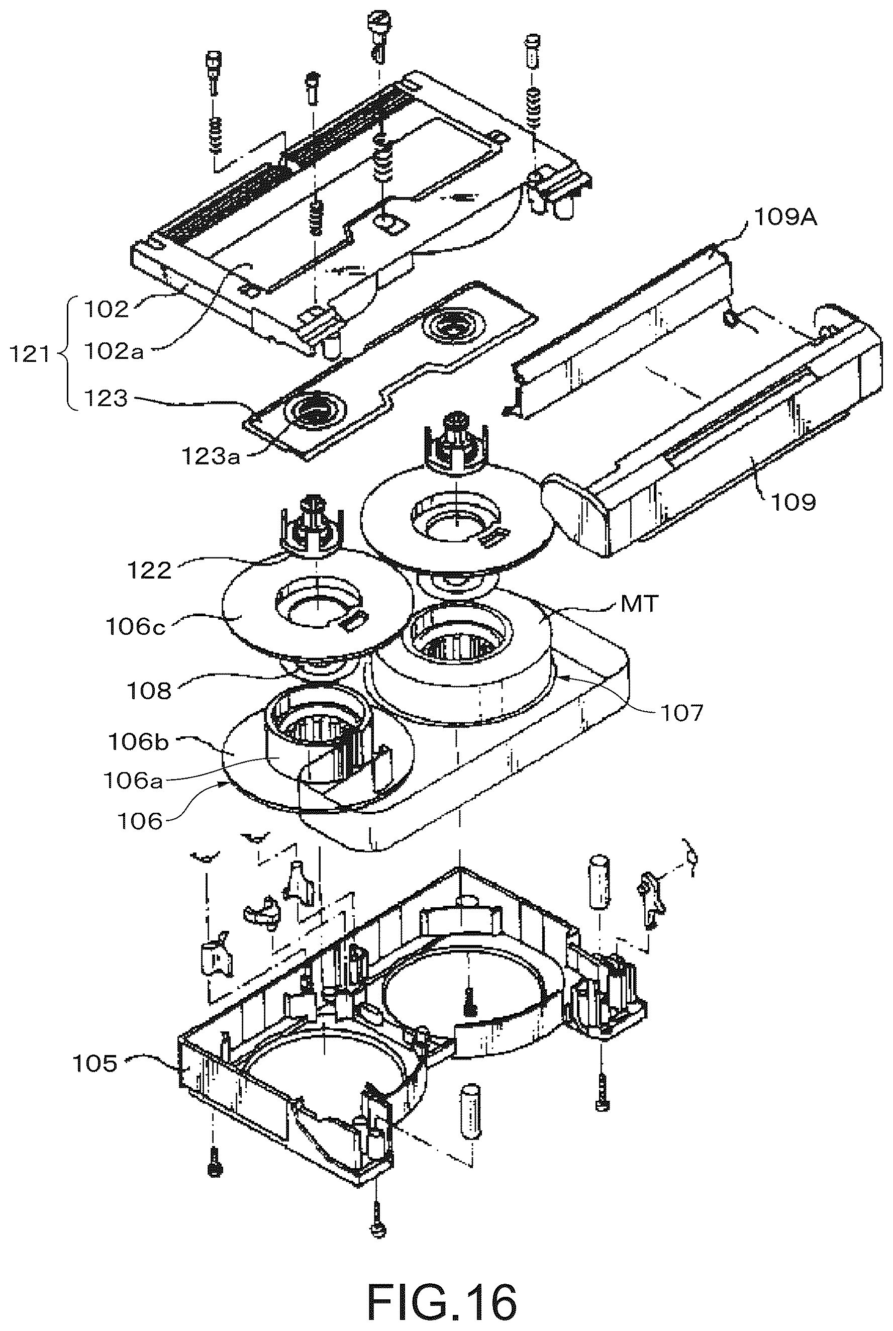 Patent US12417784 Figure 16 – Magnetic recording medium and cartridge