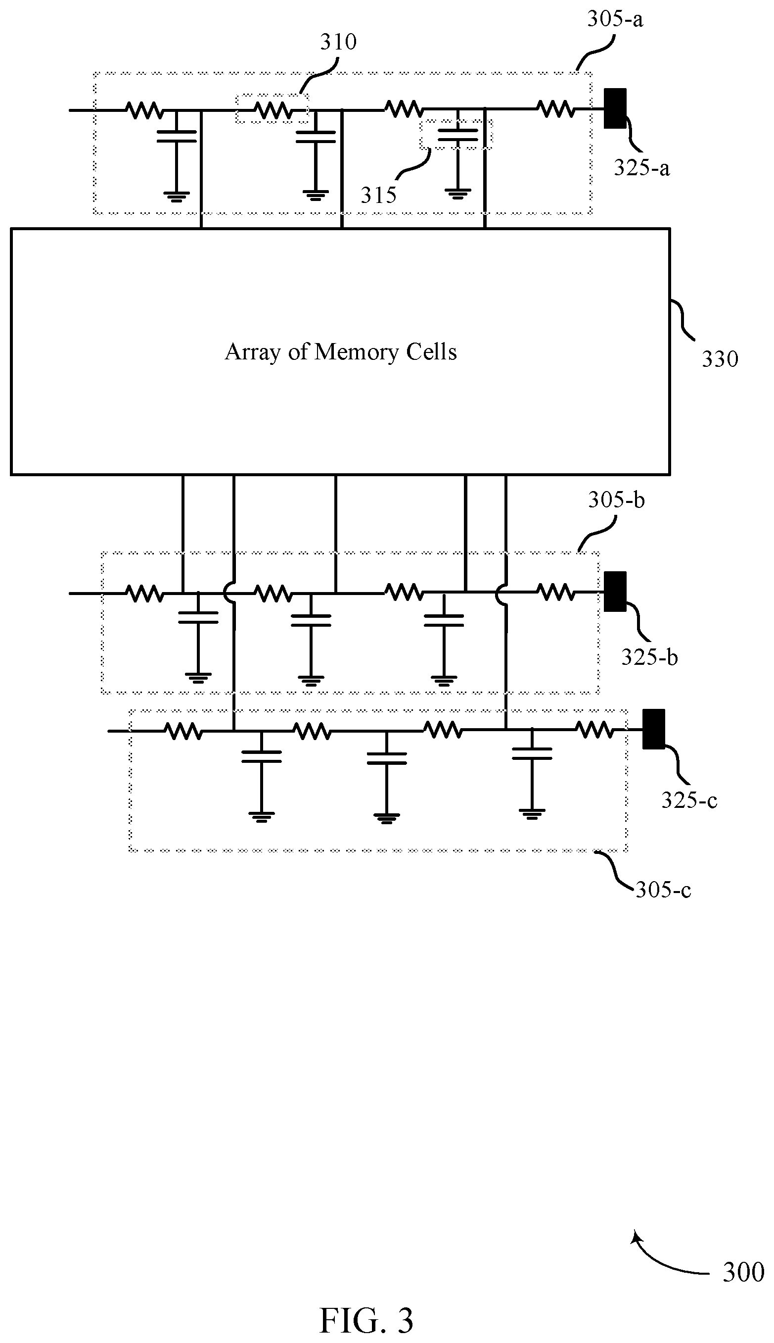 Patent US12417790 Figure 3 – Dynamic allocation of a capacitive component in a memory device