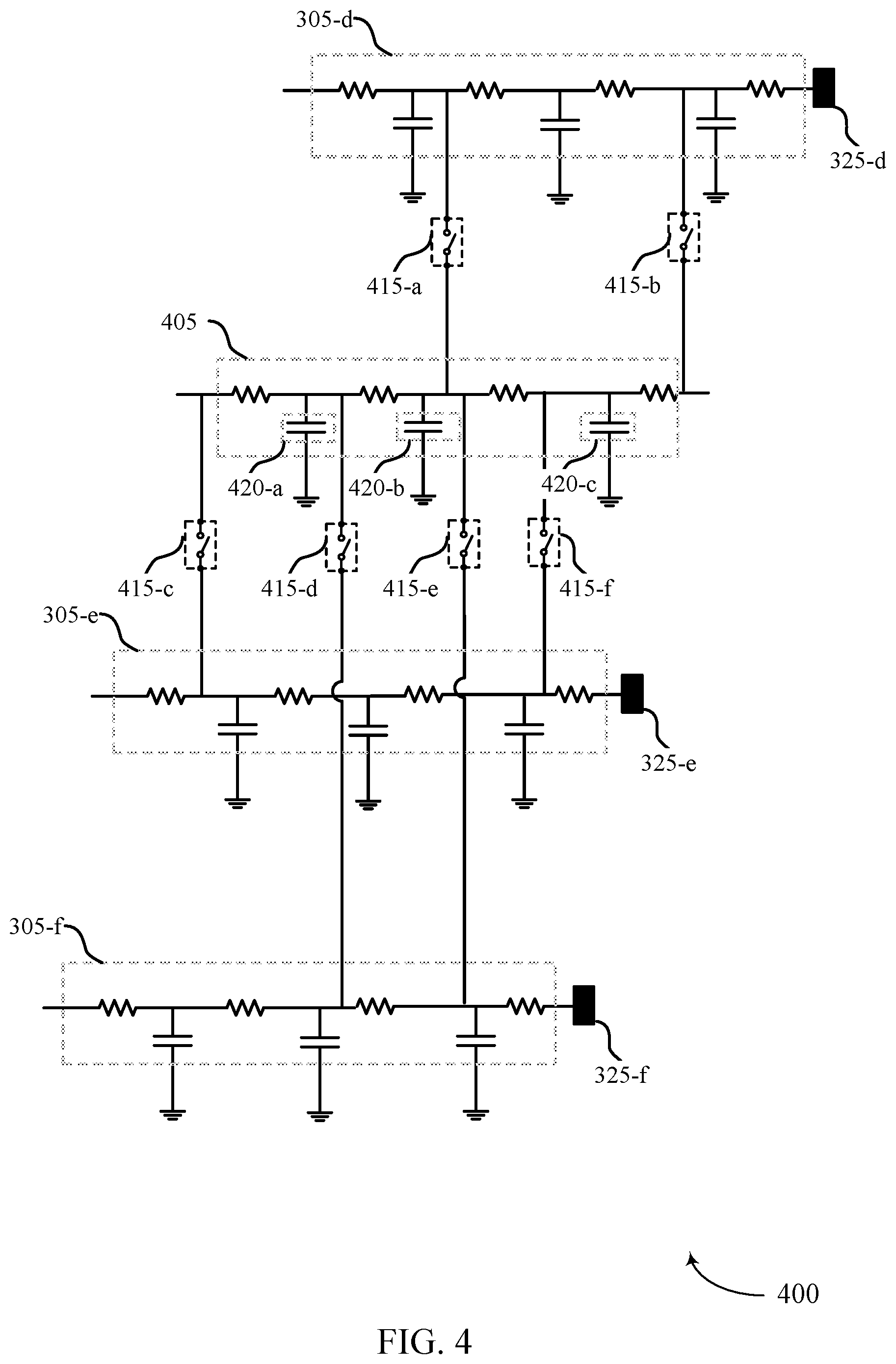 Patent US12417790 Figure 4 – Dynamic allocation of a capacitive component in a memory device