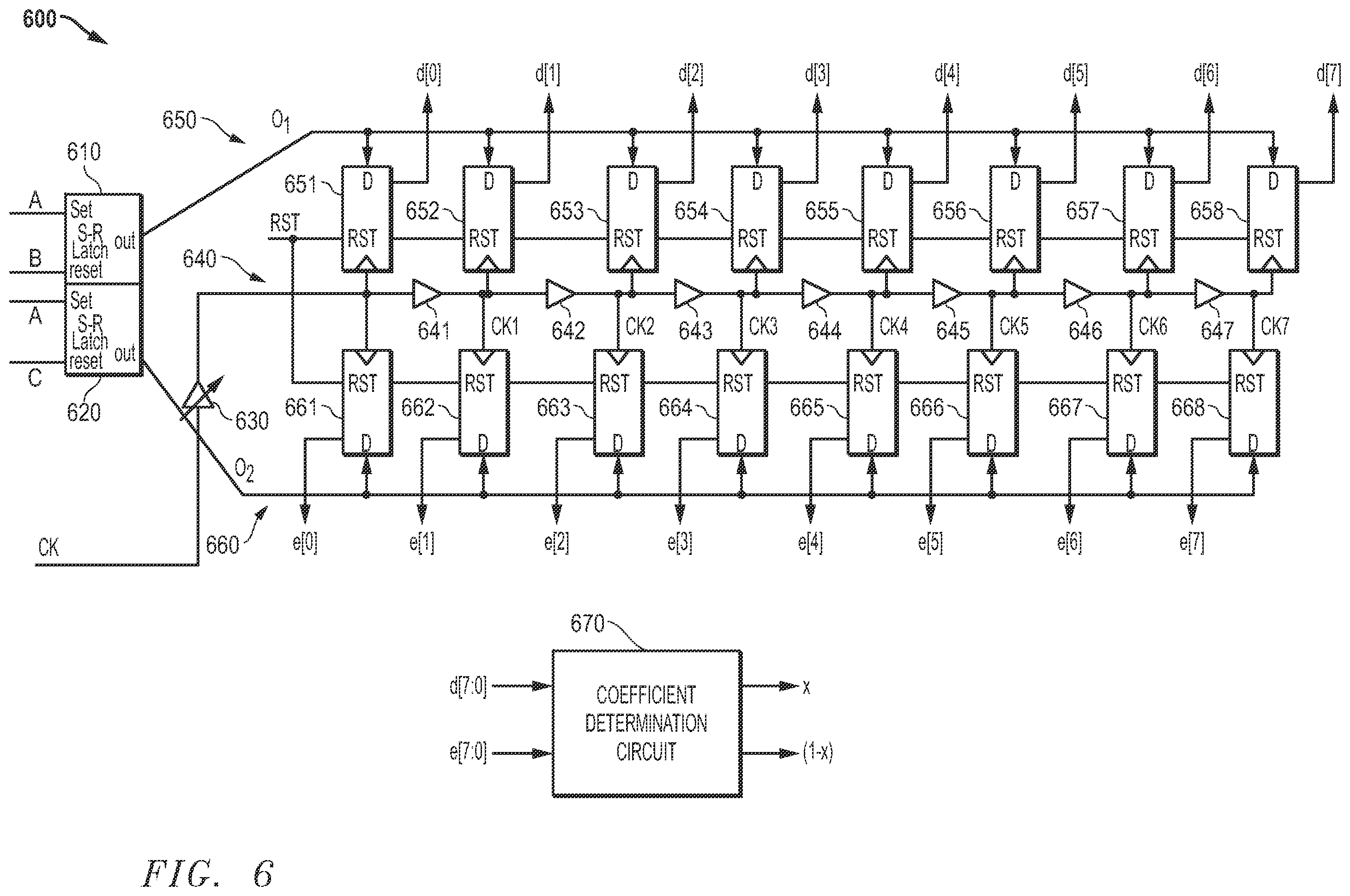 Patent US12417792 Figure 6 – Jitter reduction in mixed-signal processing circuits