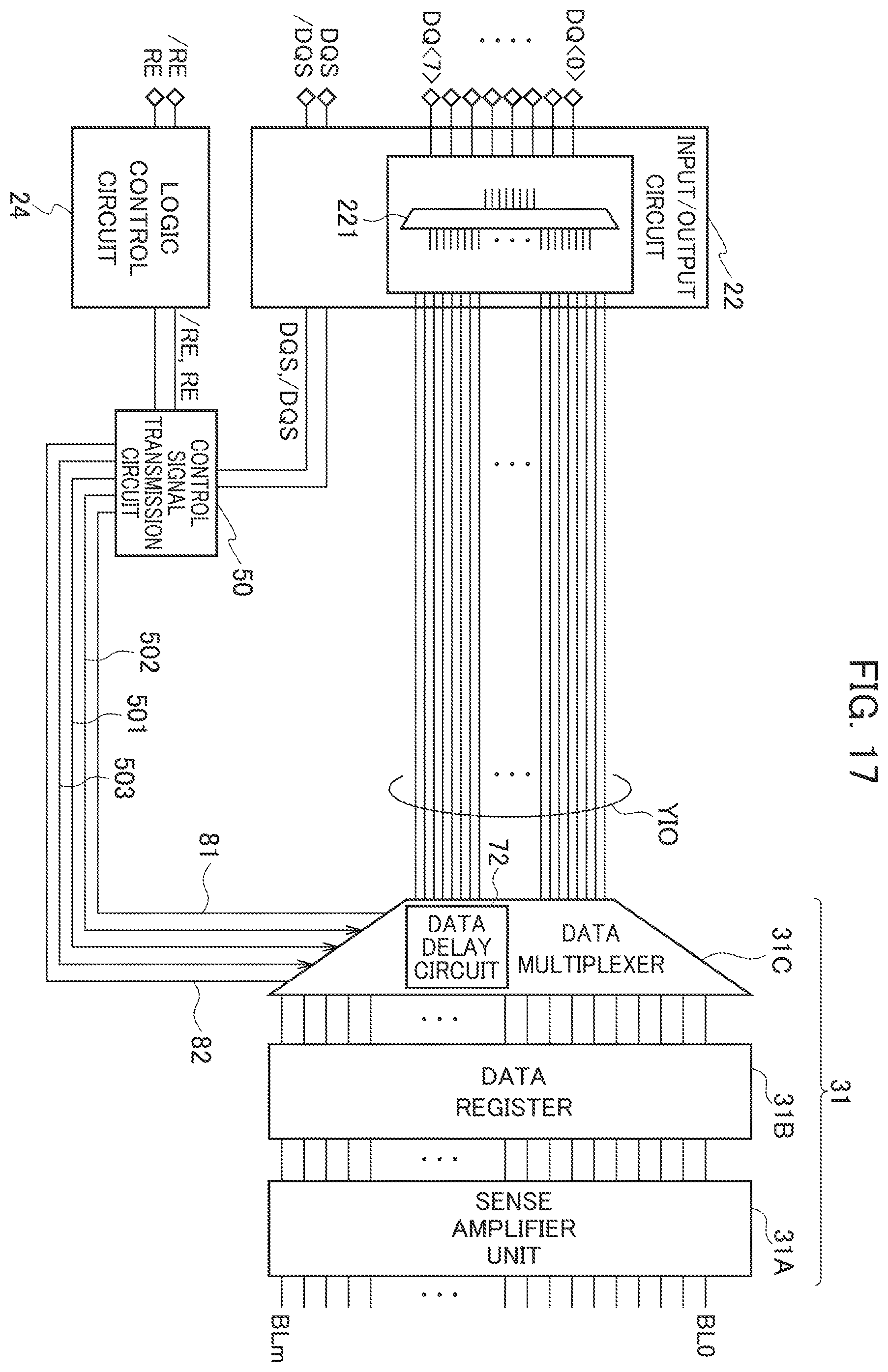Patent US12417793 Figure 14 – Semiconductor storage device