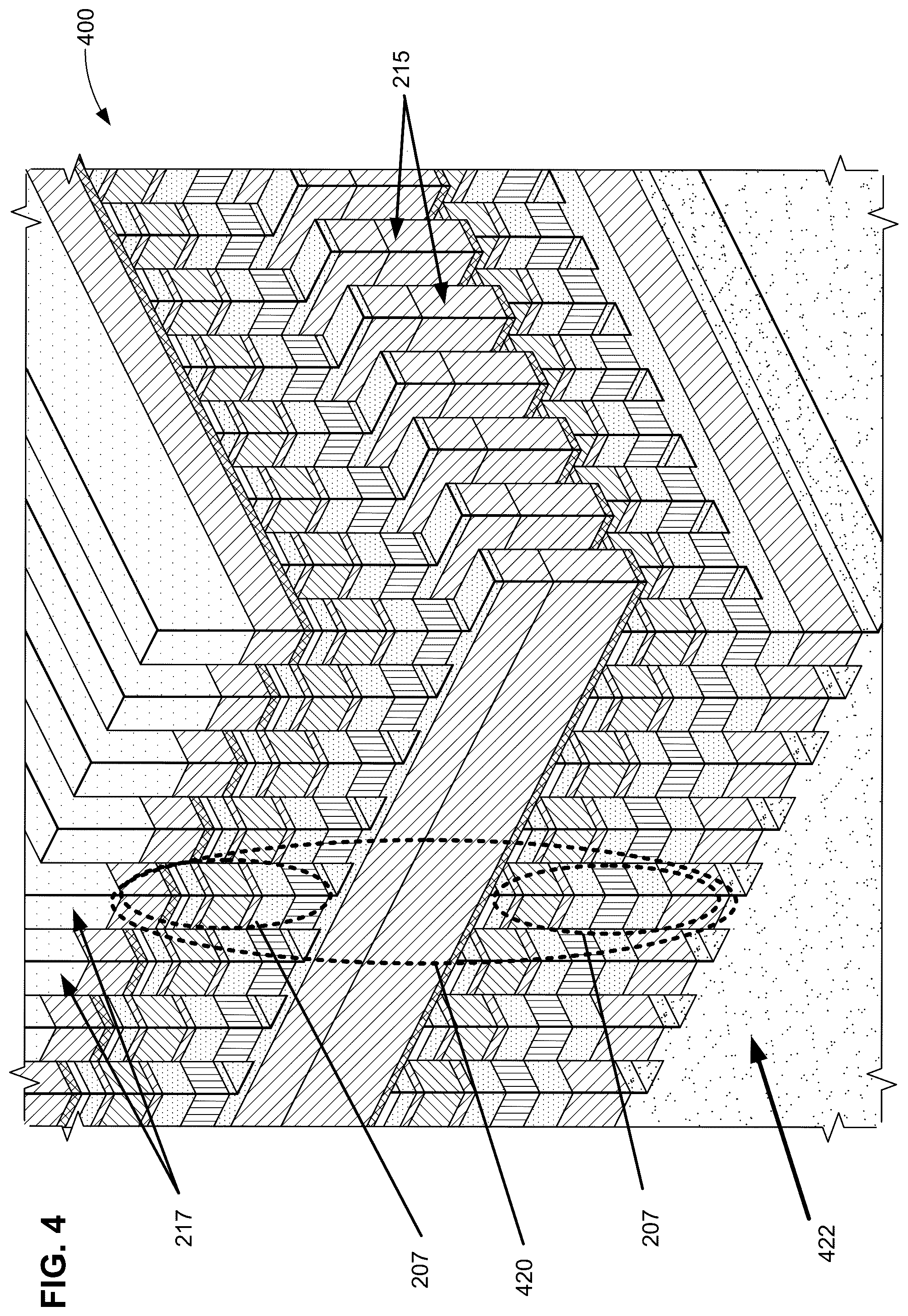 Patent US12417797 Figure 4 – NOR gate based local access line deselect signal generation