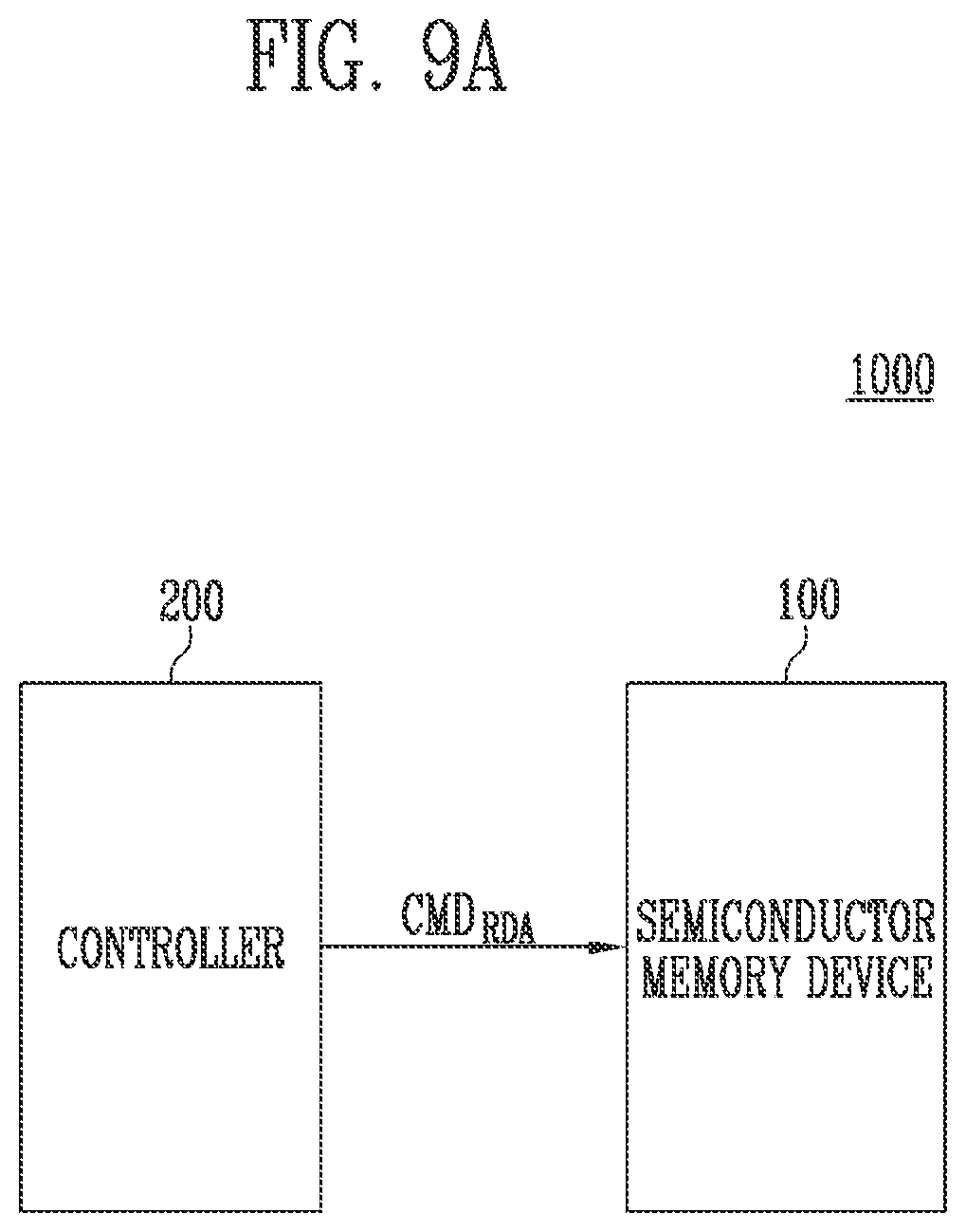 Patent US12417800 Figure 9 – Semiconductor memory device and controller for reading data without discharging word lines based on read command type