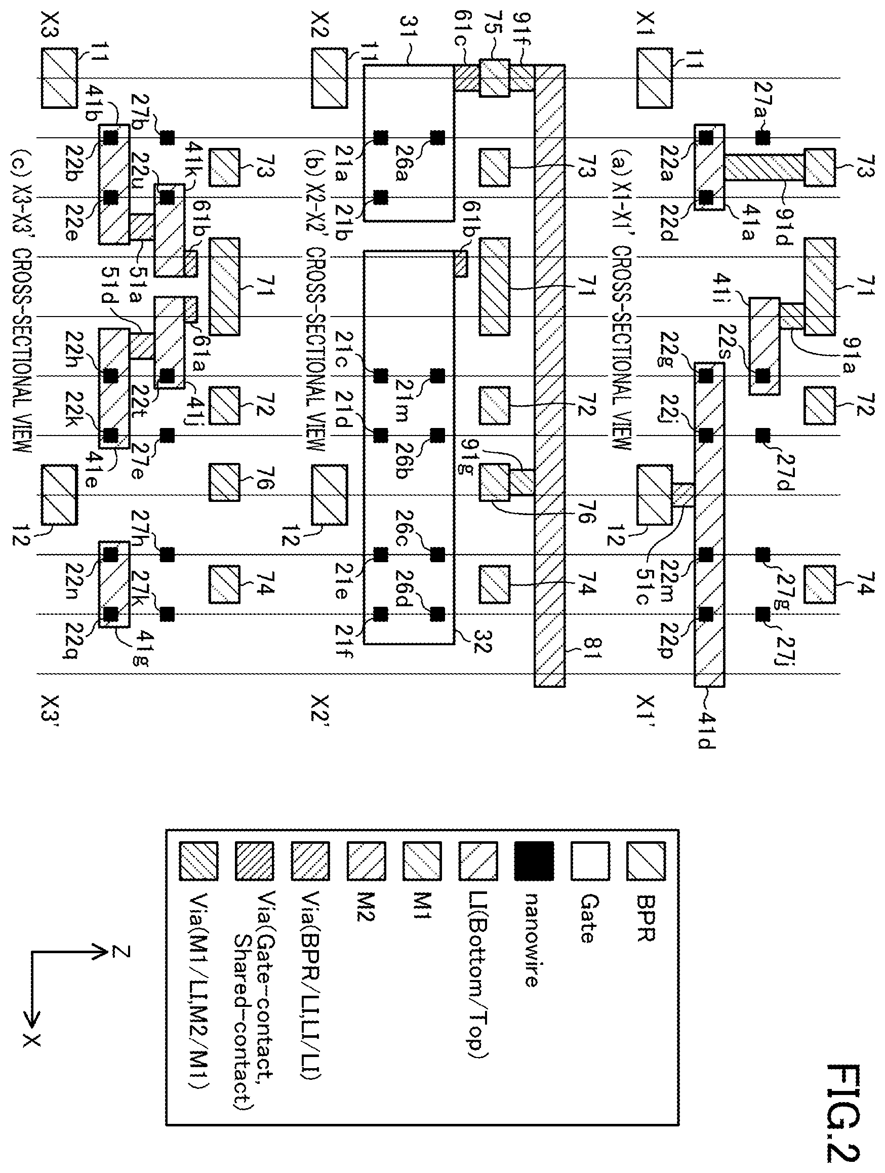 Patent US12417801 Figure 2 – 2-port SRAM comprising a CFET