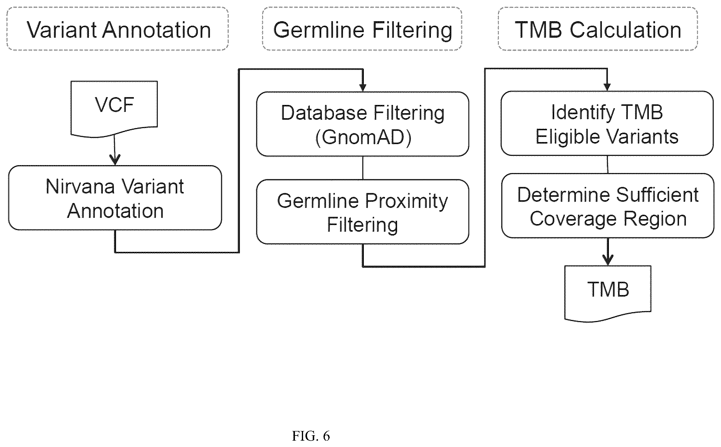 Patent US12417819 Figure 6 – Methods and compositions for germline variant detection
