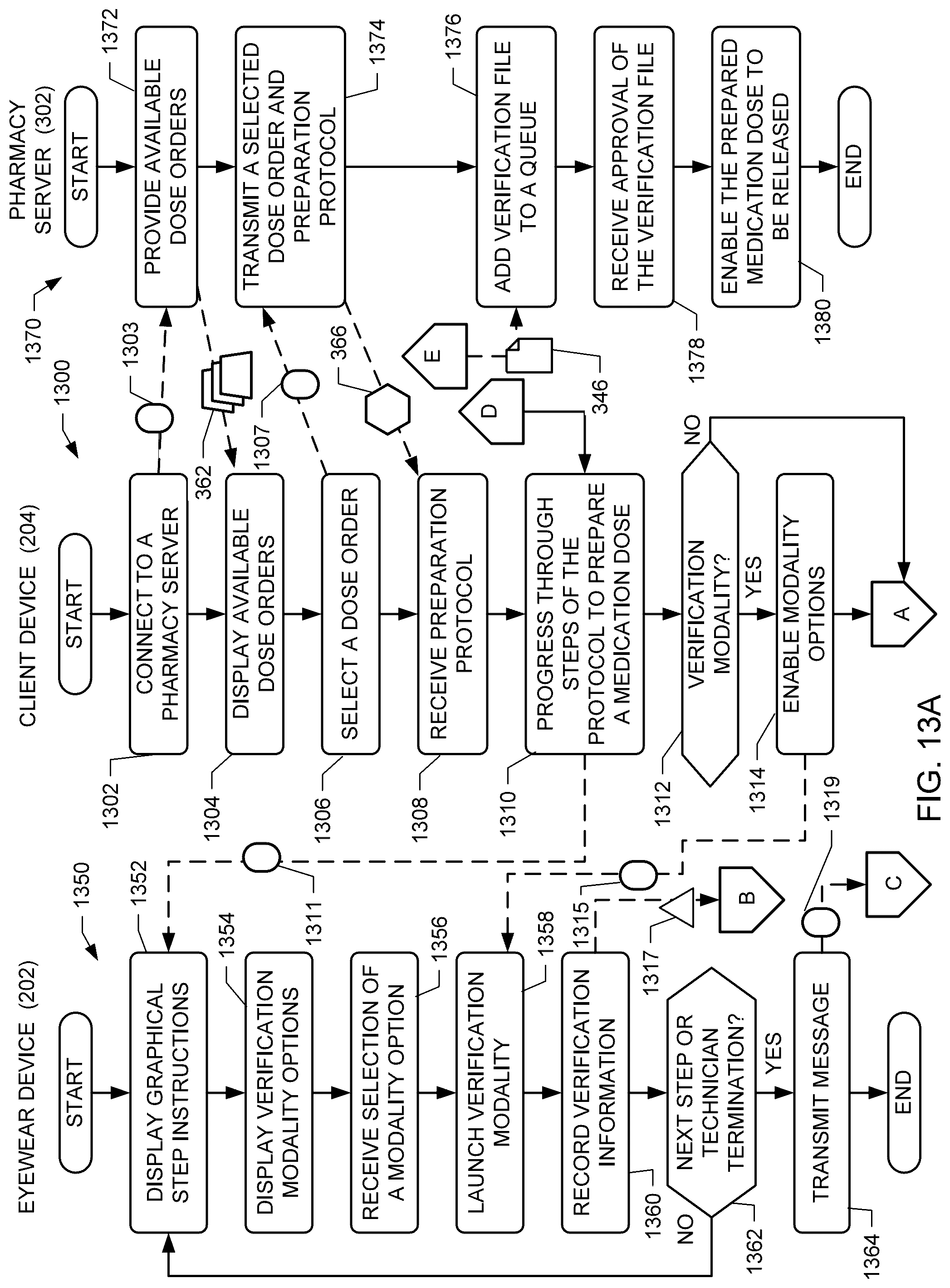 Patent US12417830 Figure 11 – Wearable heads-up display (“HUD”) for a pharmacy workflow management system