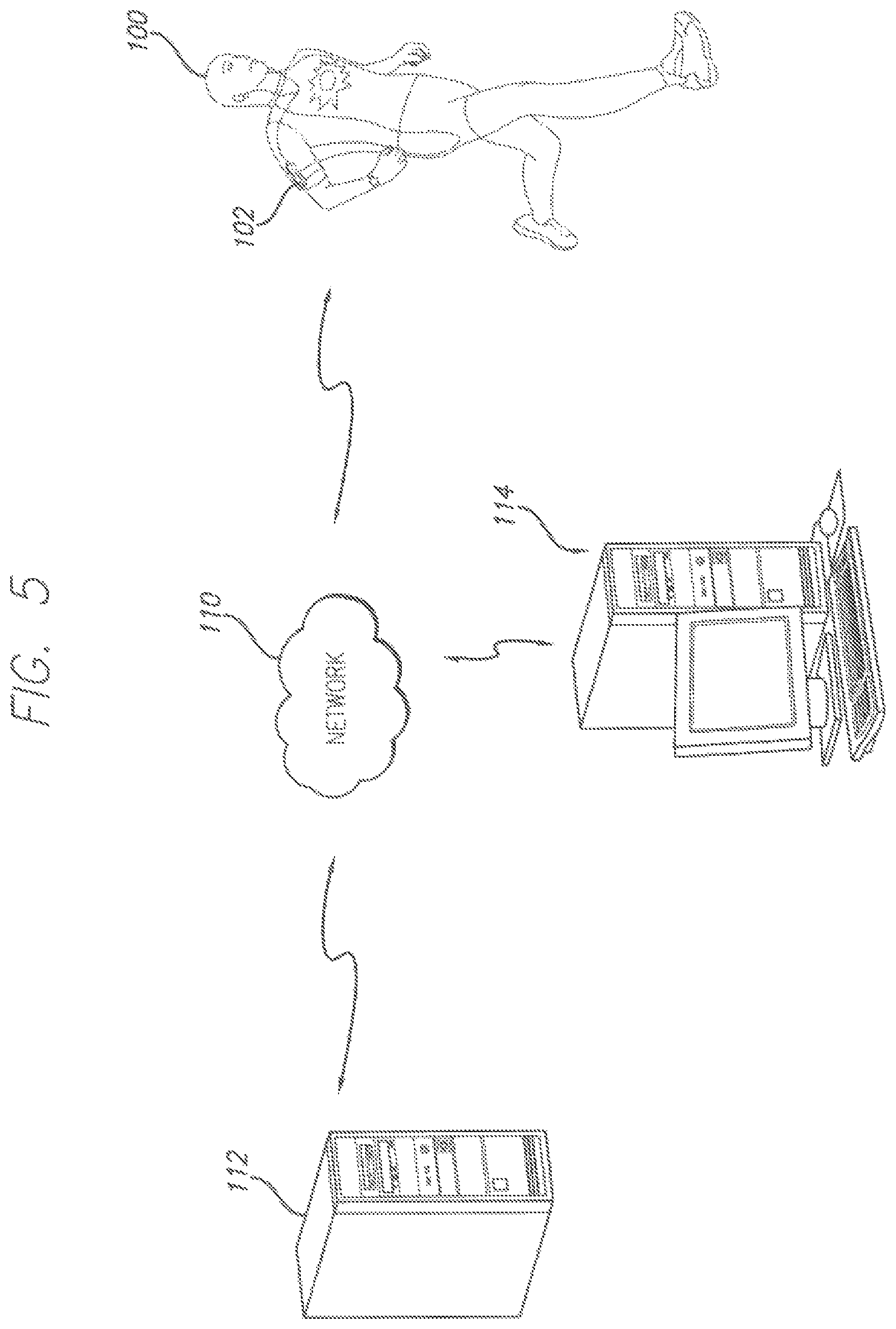 Patent US12417832 Figure 5 – Fitness monitoring methods, systems, and program products, and applications thereof