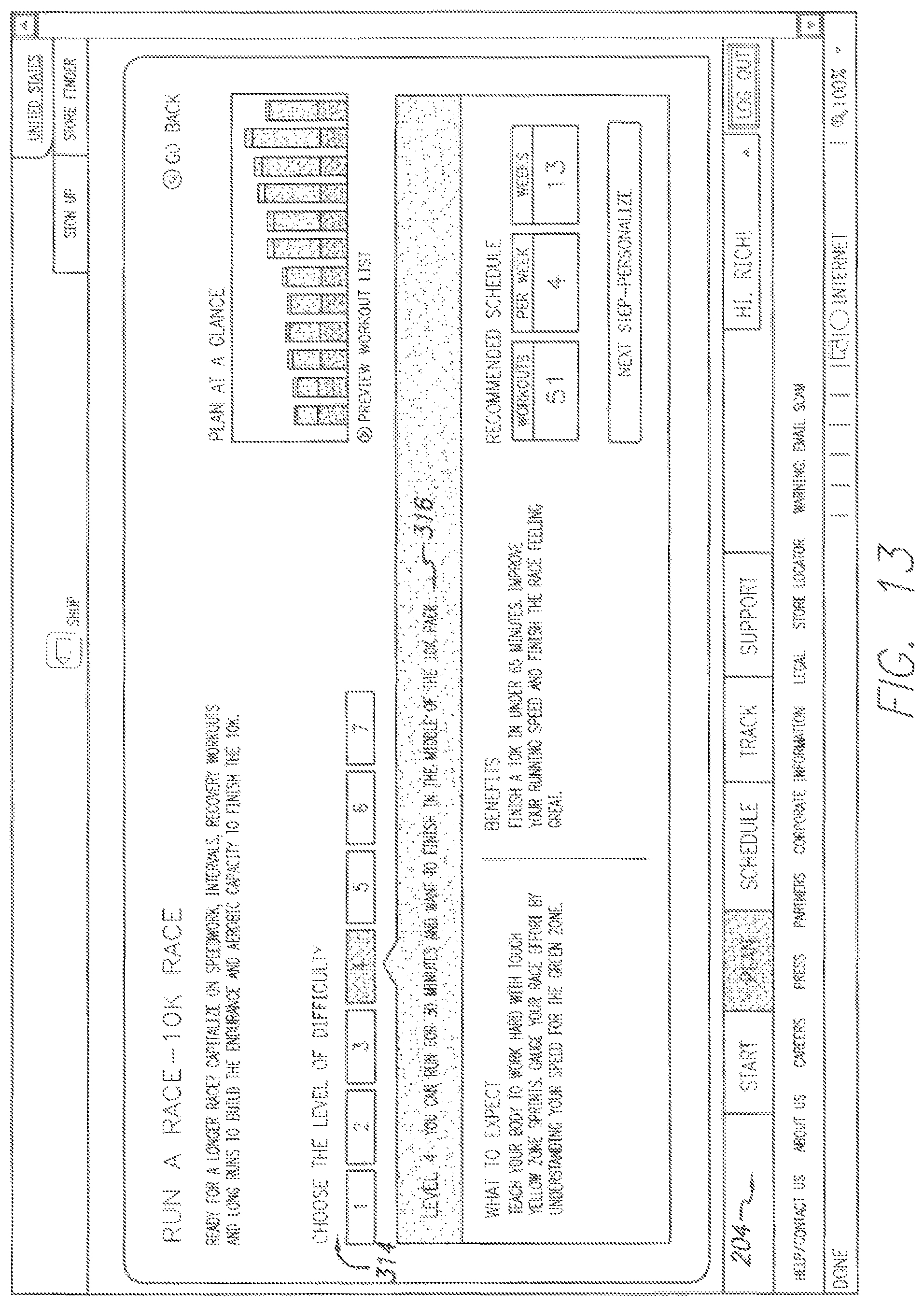 Patent US12417832 Figure 13 – Fitness monitoring methods, systems, and program products, and applications thereof