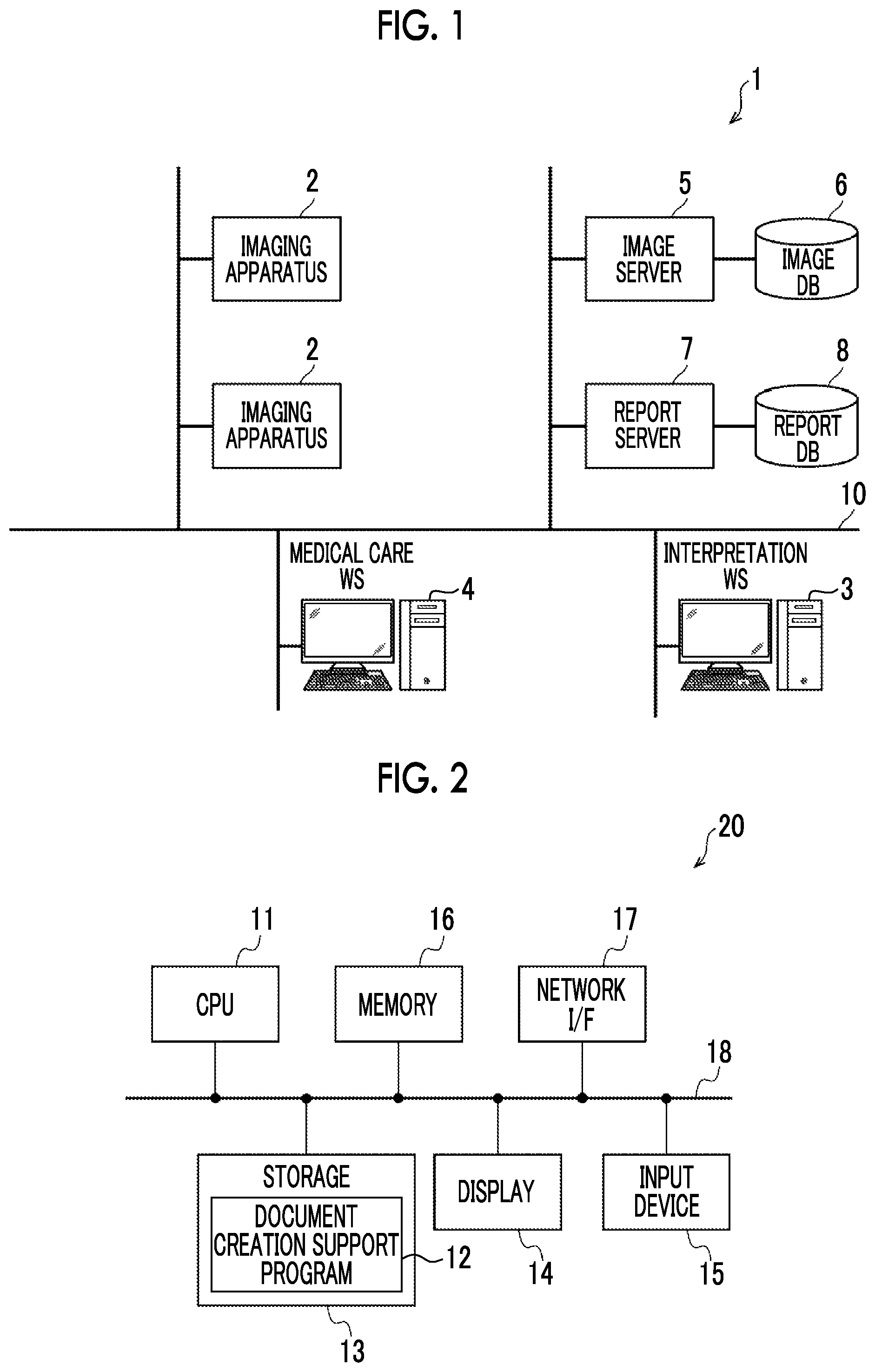 Patent US12417838 Figure 1 – Document creation support apparatus, method, and program to generate medical document based on medical images