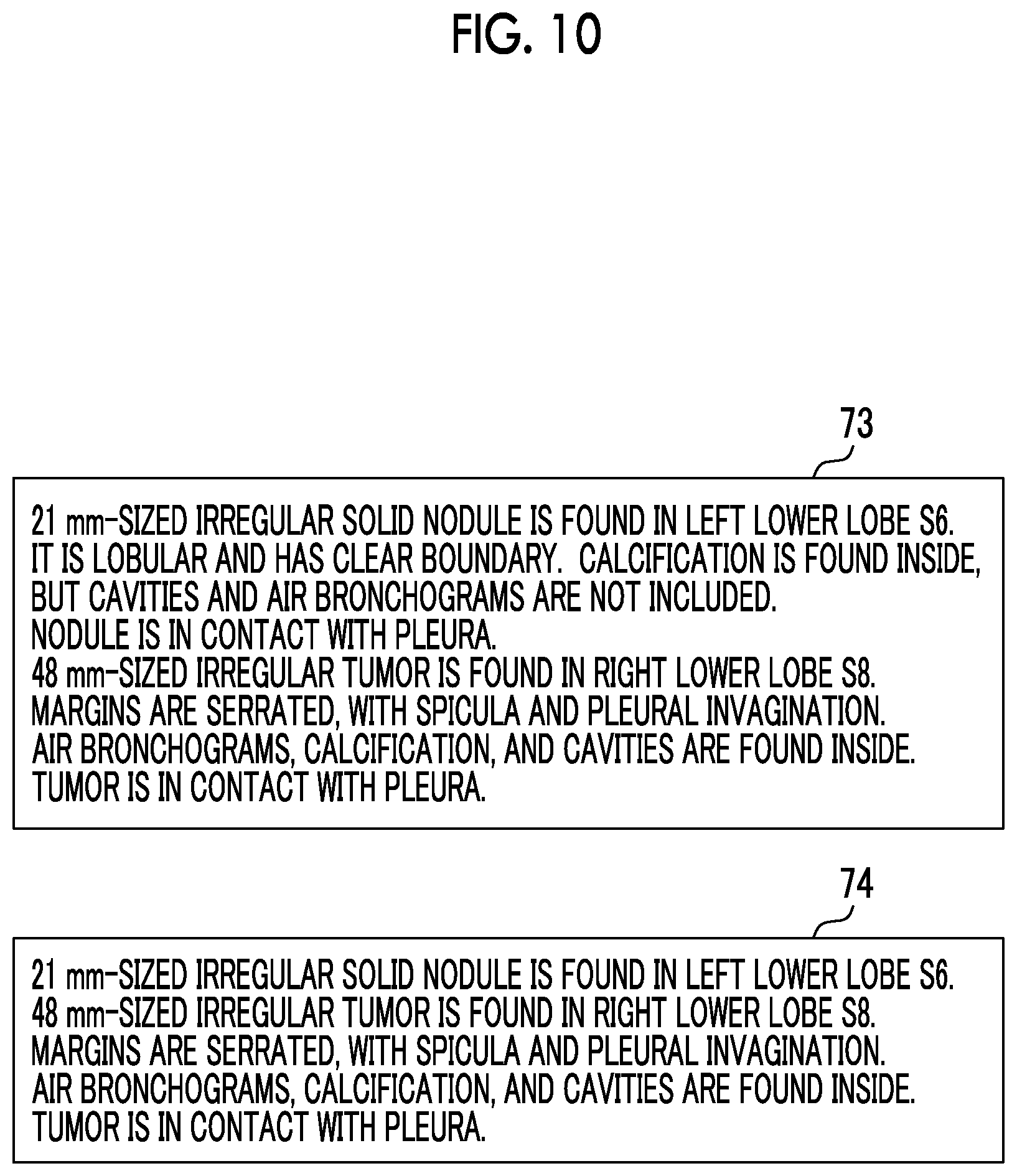 Patent US12417838 Figure 8 – Document creation support apparatus, method, and program to generate medical document based on medical images