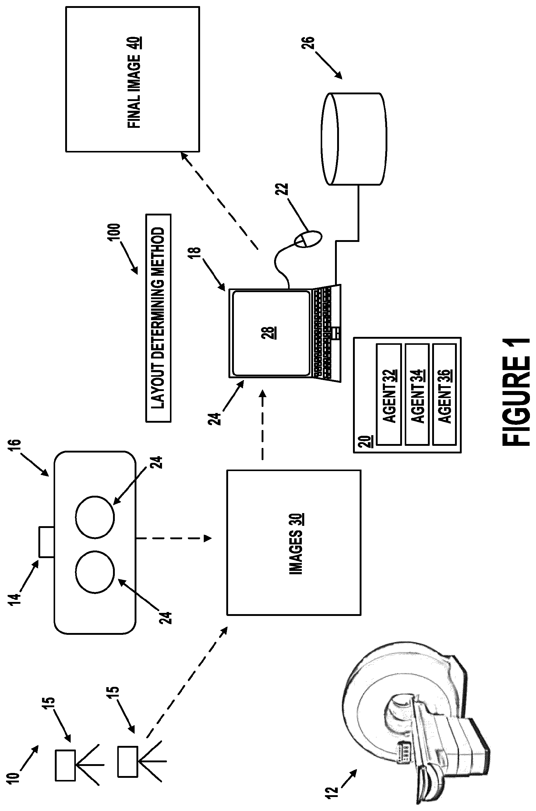 Patent US12417839 Figure 1 – Artificial intelligence (AI)-based optimized solution for device localization in medical facility set-up