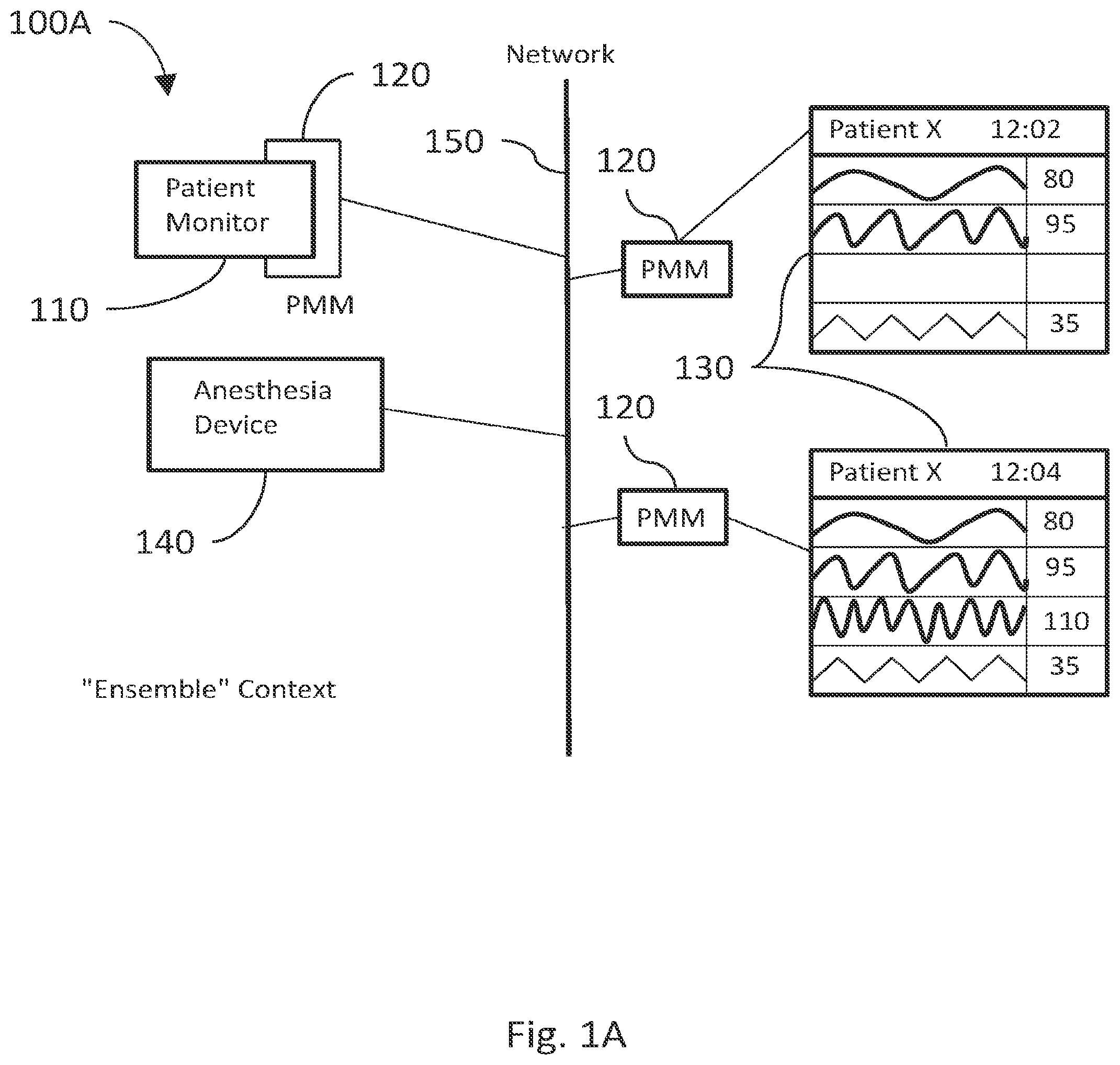 Patent US12417840 Figure 1 – Intelligent patient monitor mount