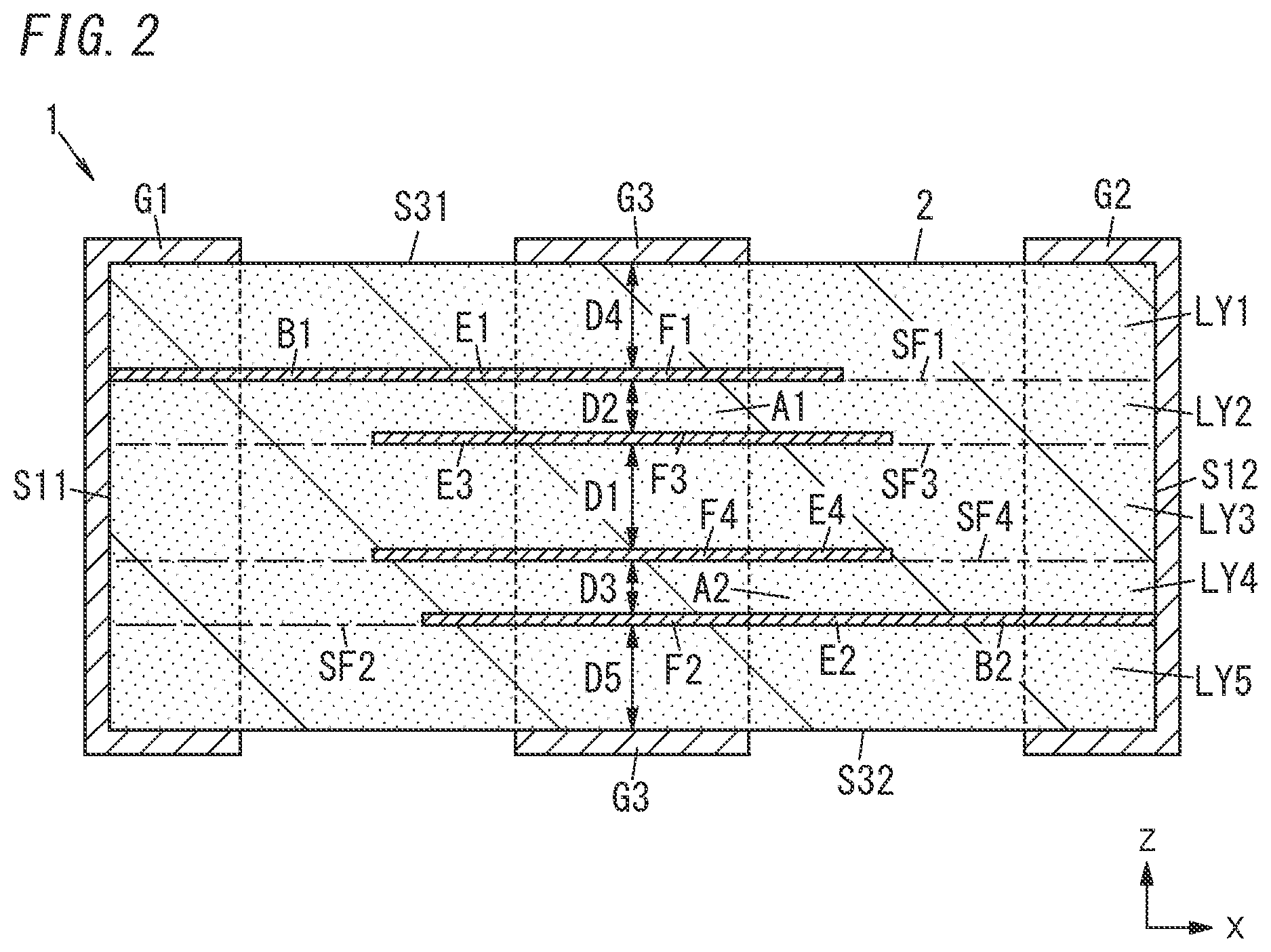 Patent US12417864 Figure 2 – Multilayer varistor