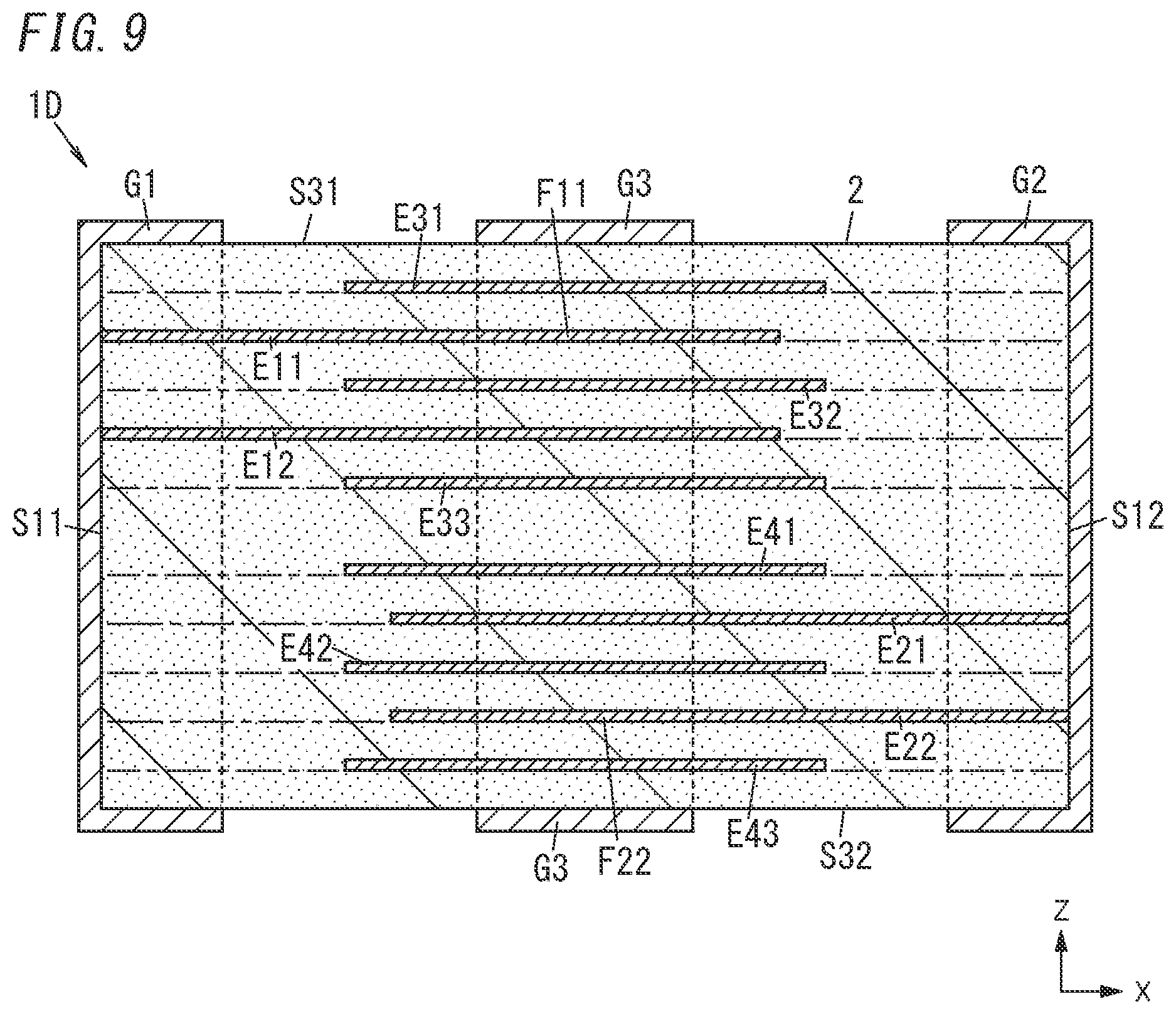 Patent US12417864 Figure 9 – Multilayer varistor