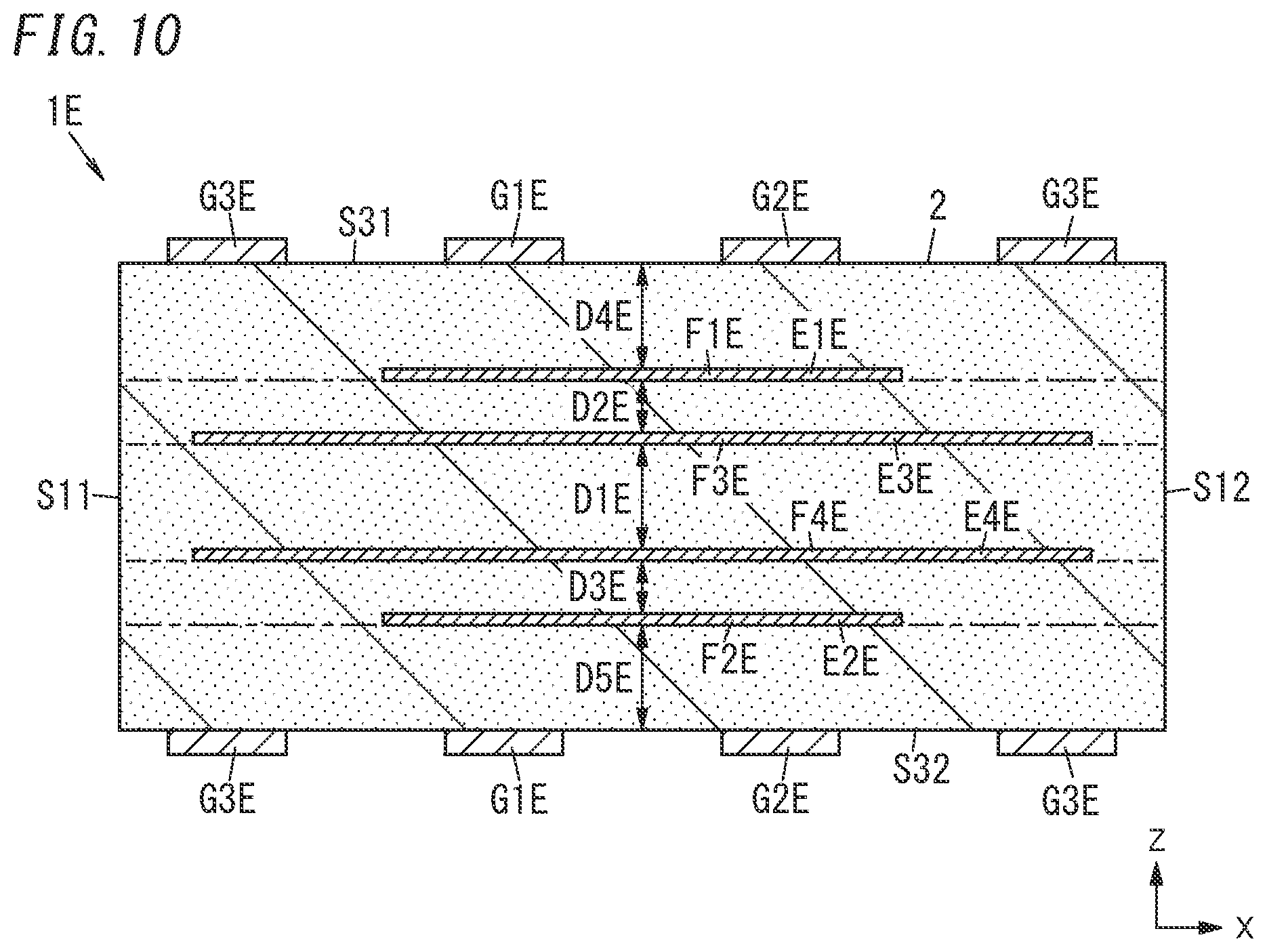 Patent US12417864 Figure 10 – Multilayer varistor