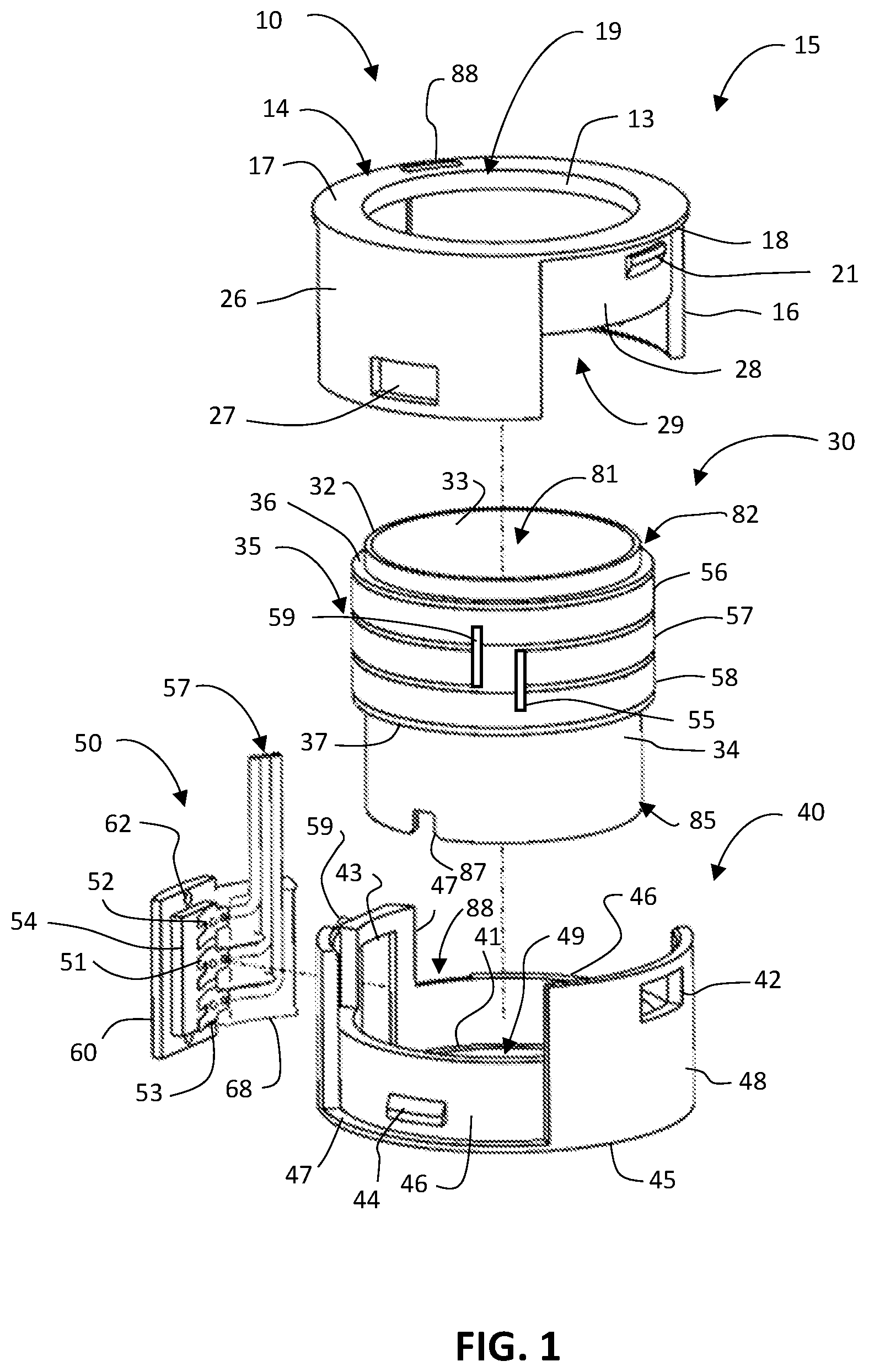 Patent US12417865 — Rotary position sensor with integrated potentiometer — Figure 1
