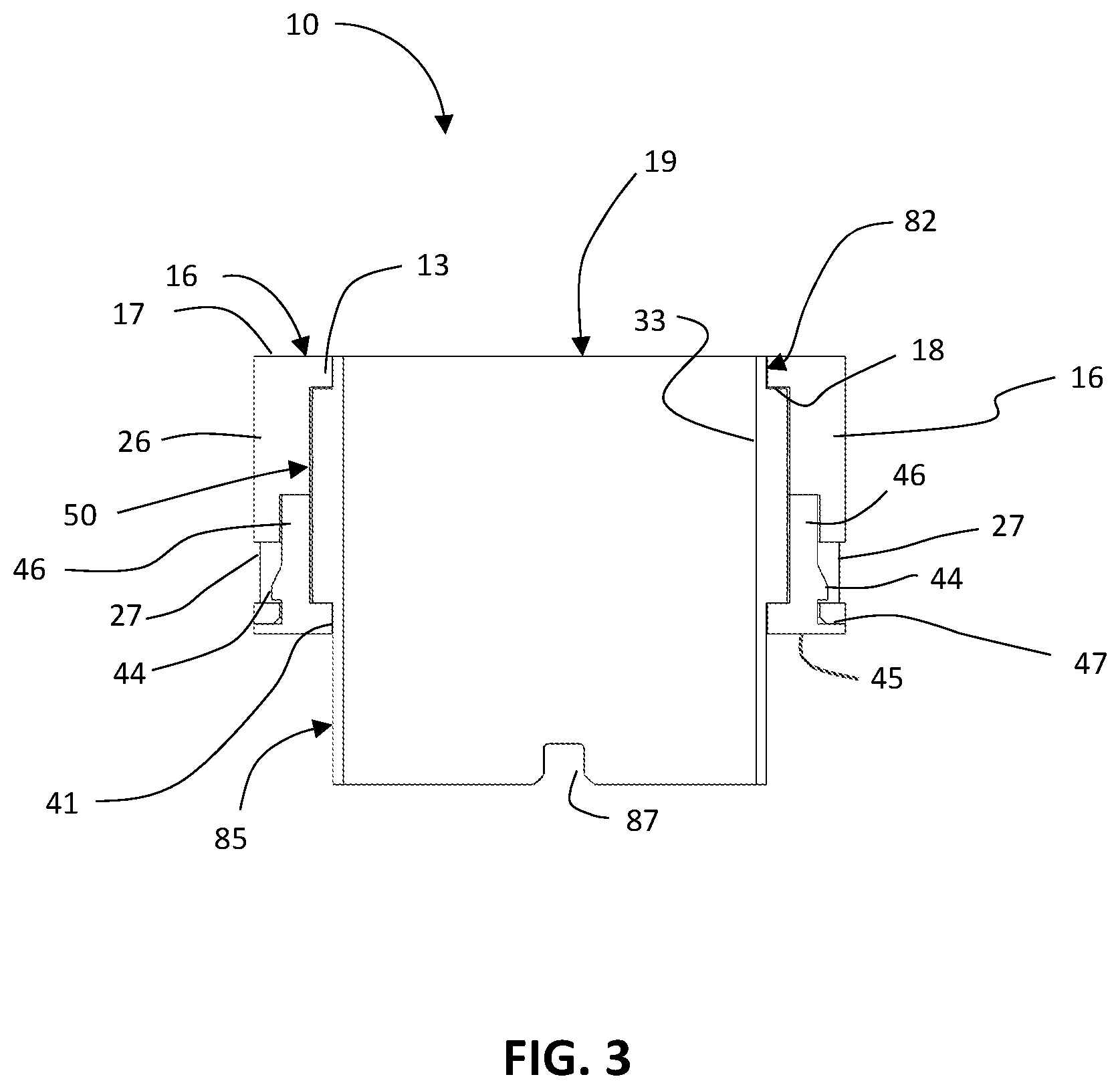 Patent US12417865 Figure 3 – Rotary position sensor with integrated potentiometer