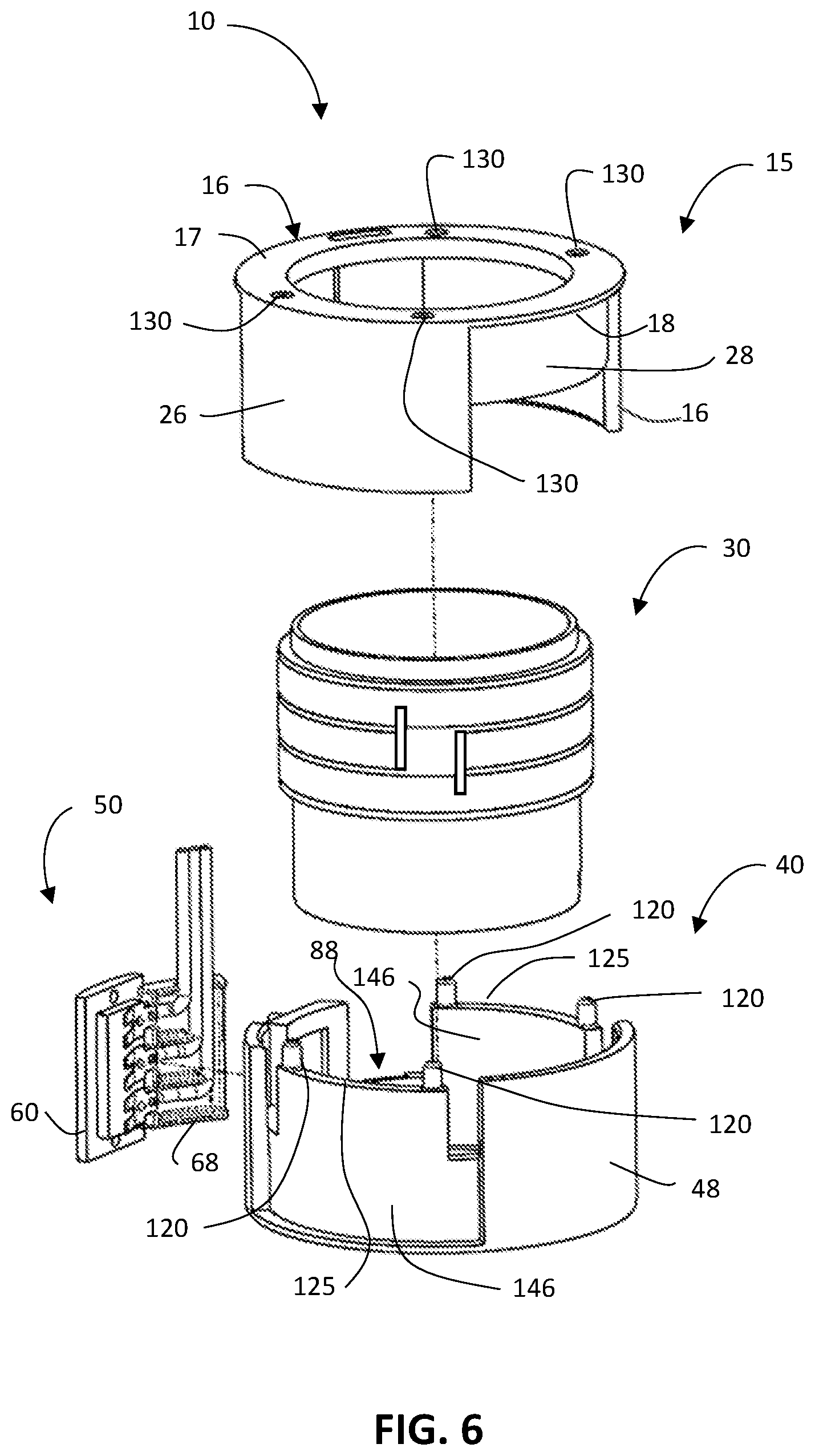 Patent US12417865 Figure 6 – Rotary position sensor with integrated potentiometer