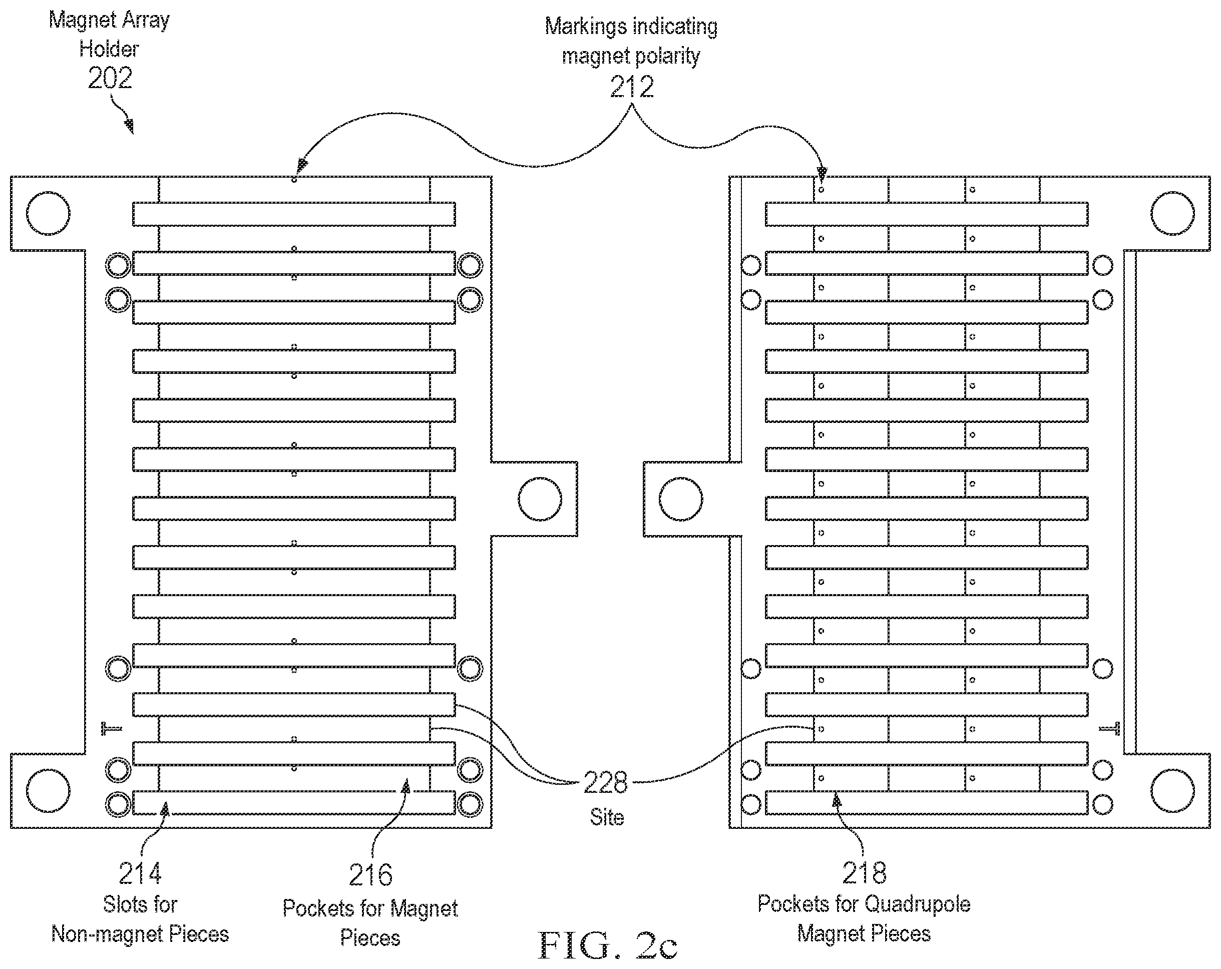 Patent US12417868 Figure 3 – Magnet array holder accelerated assembly and improved alignment in vacuum electronic devices
