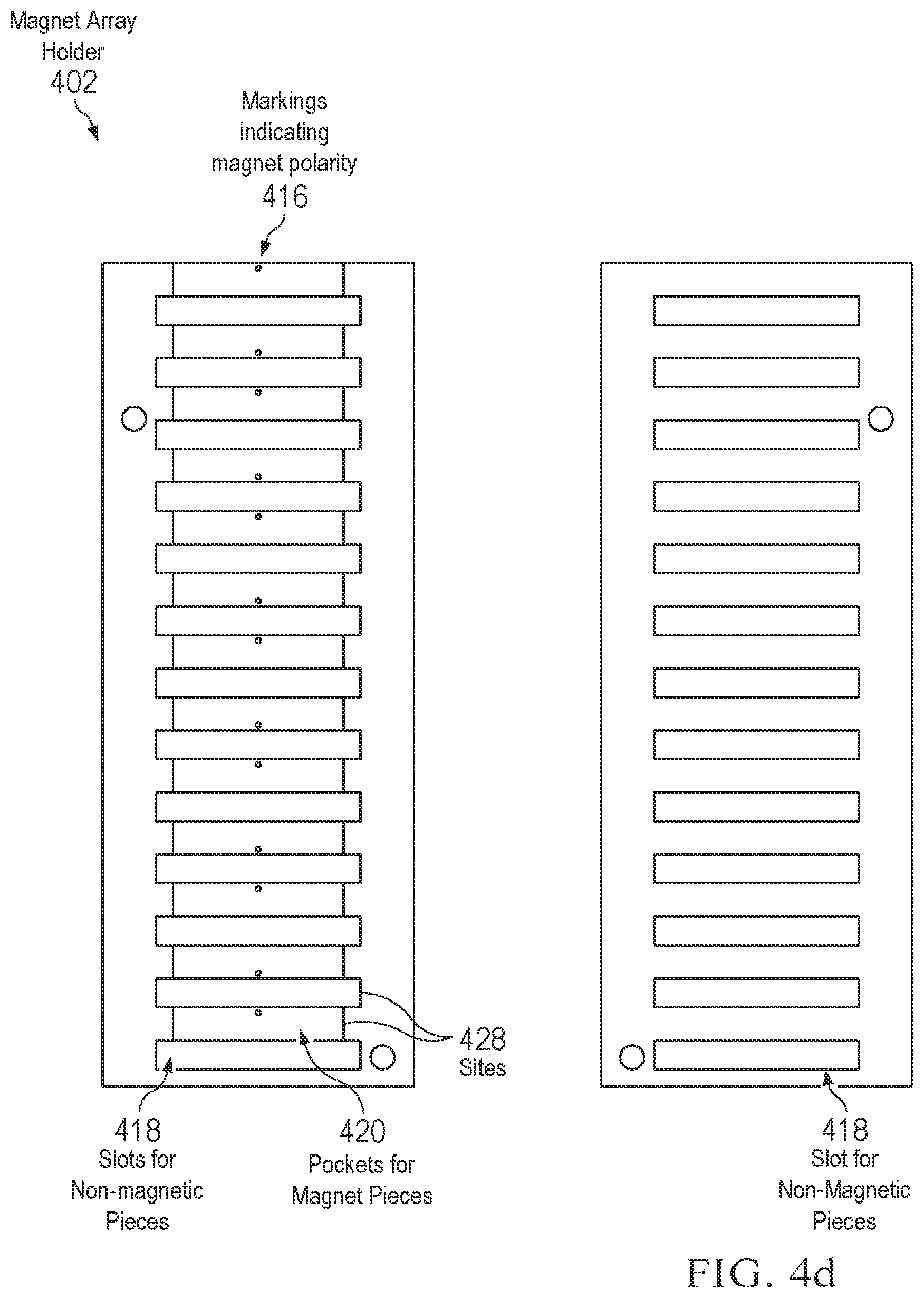 Patent US12417868 Figure 11 – Magnet array holder accelerated assembly and improved alignment in vacuum electronic devices