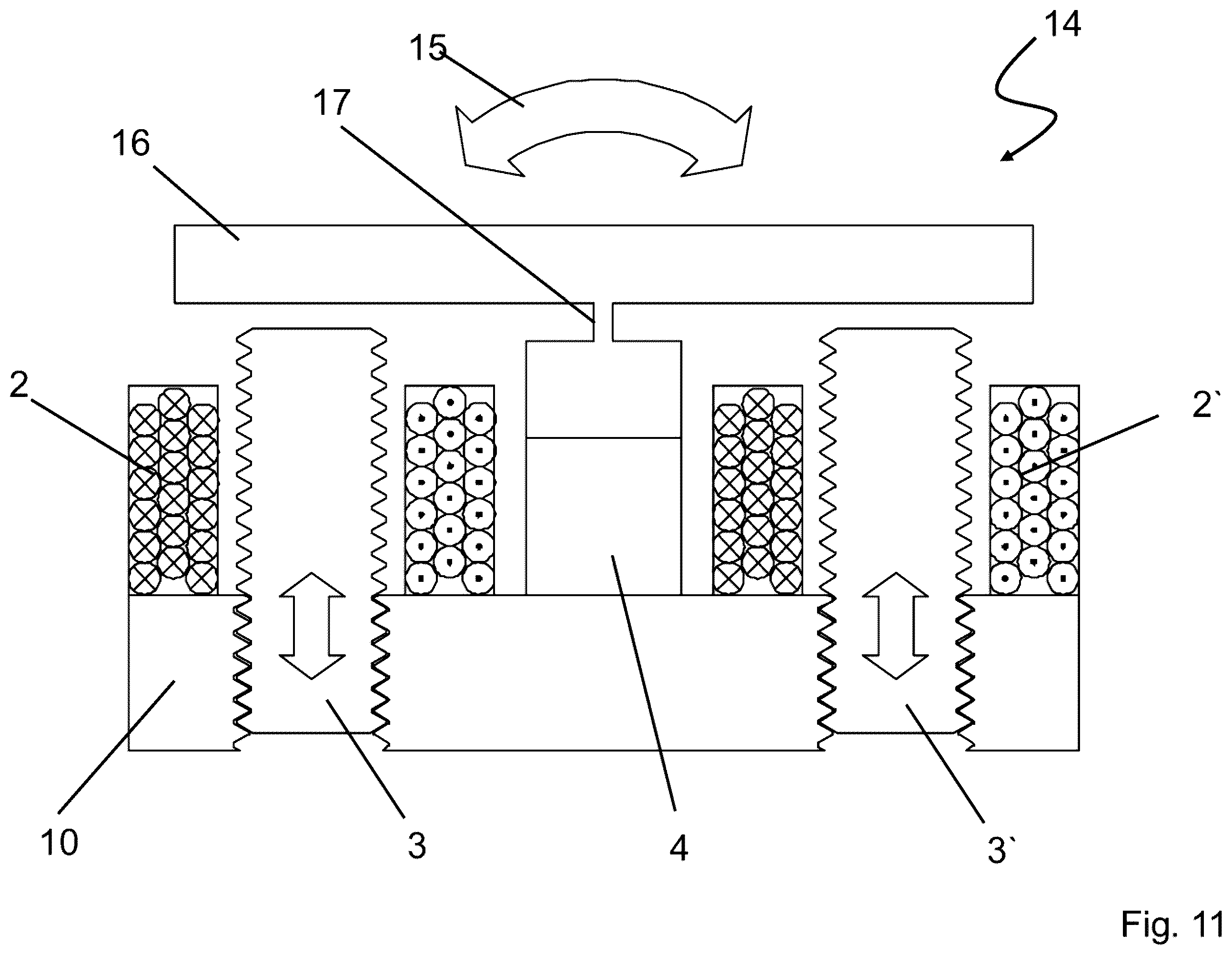 Patent US12417869 Figure 11 – Electromagnetic actuator