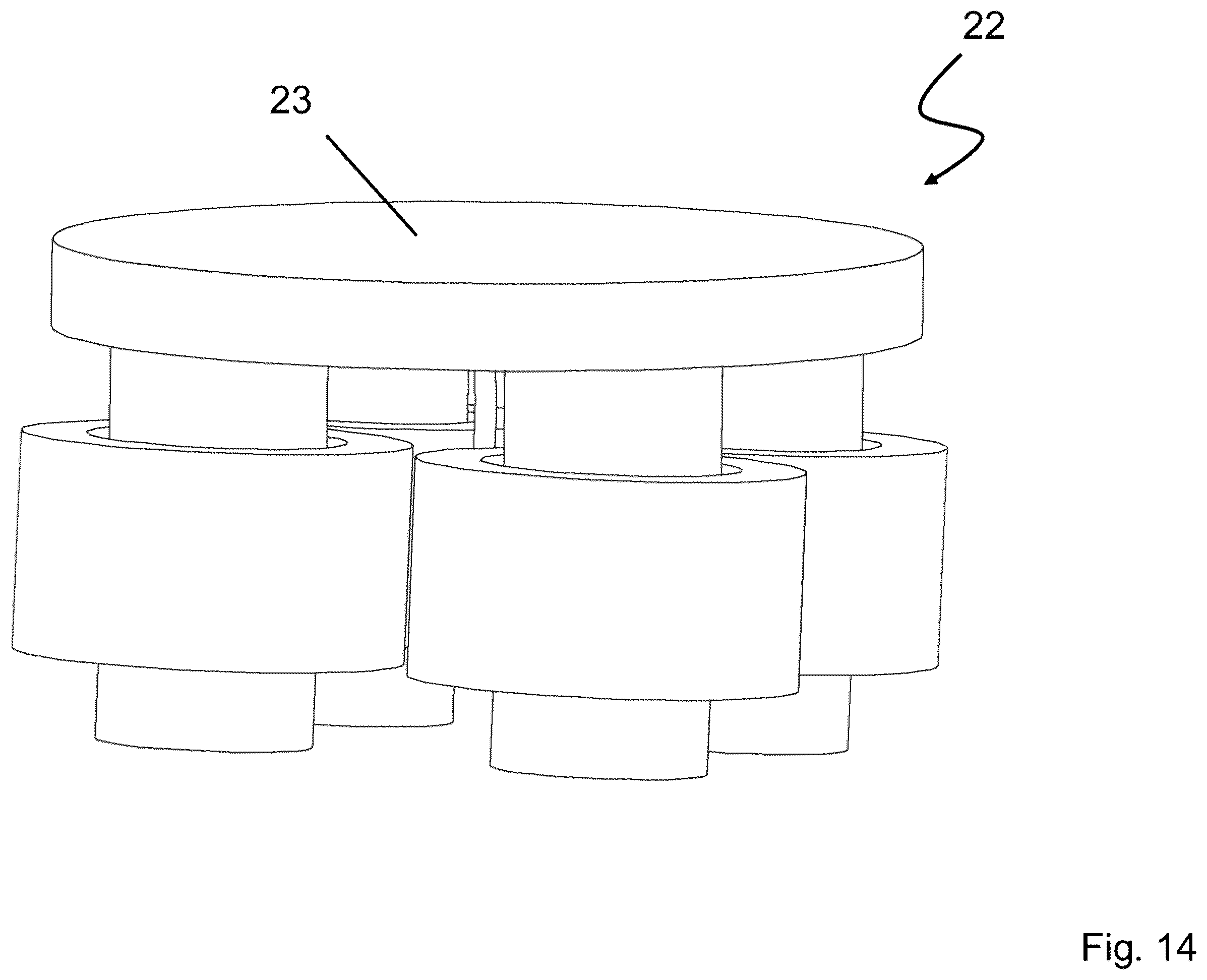 Patent US12417869 Figure 14 – Electromagnetic actuator