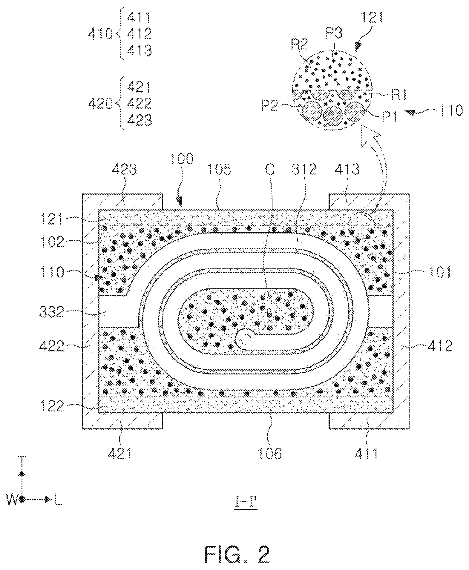 Patent US12417871 Figure 2 – Coil component