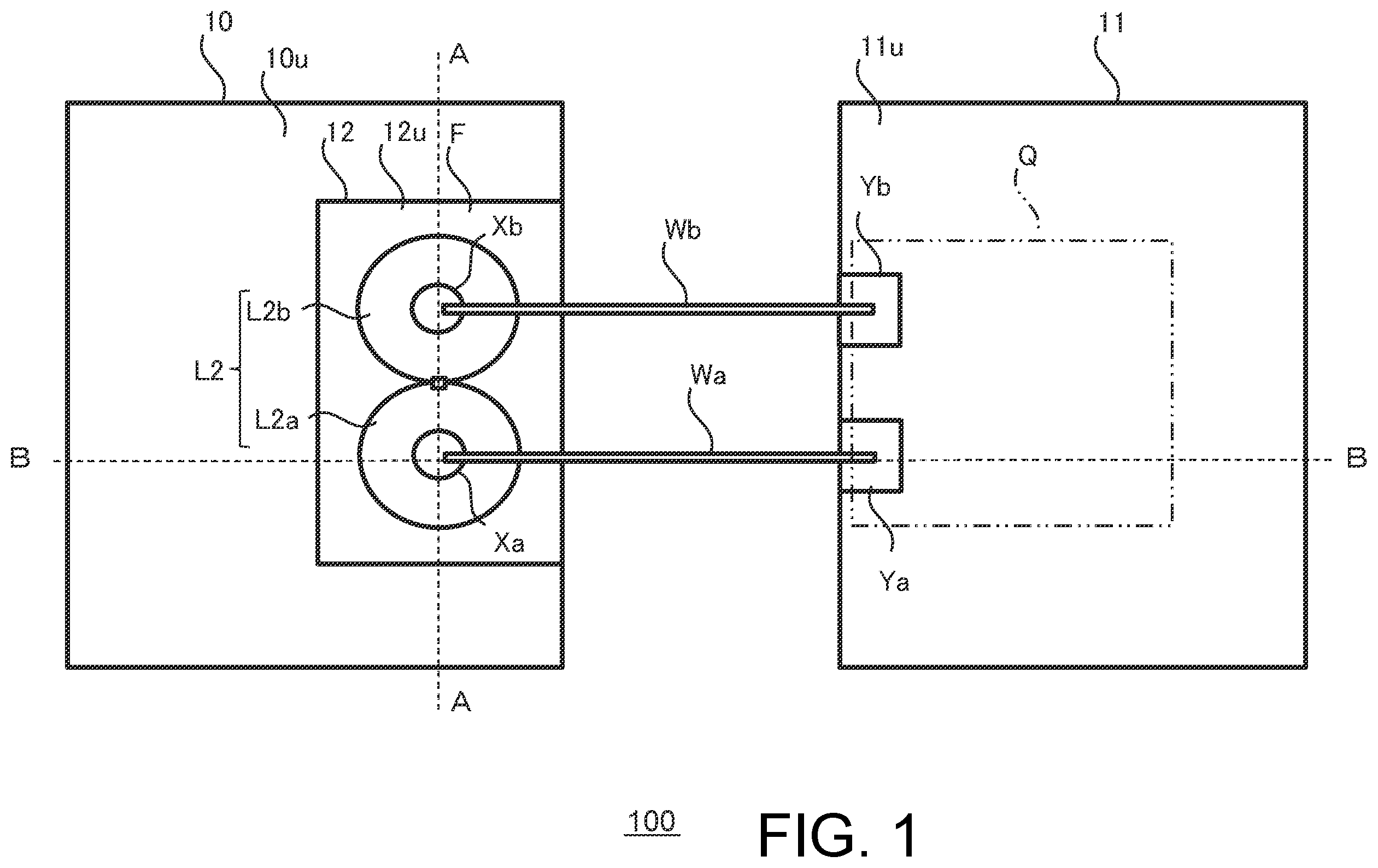 Patent US12417874 Figure 1 – Signal transmission device