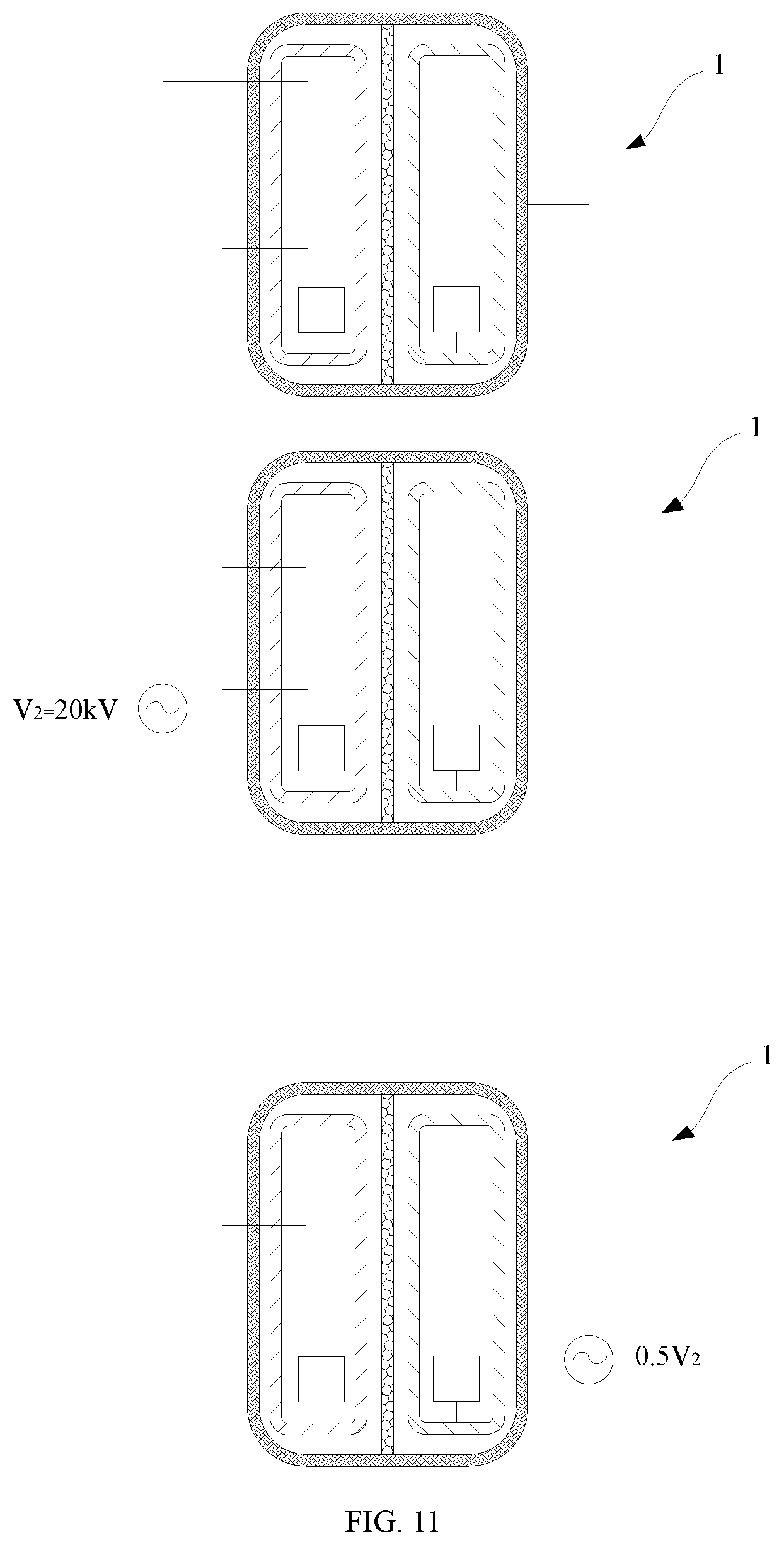 Patent US12417876 Figure 9 – Circuit module and solid-state transformer system