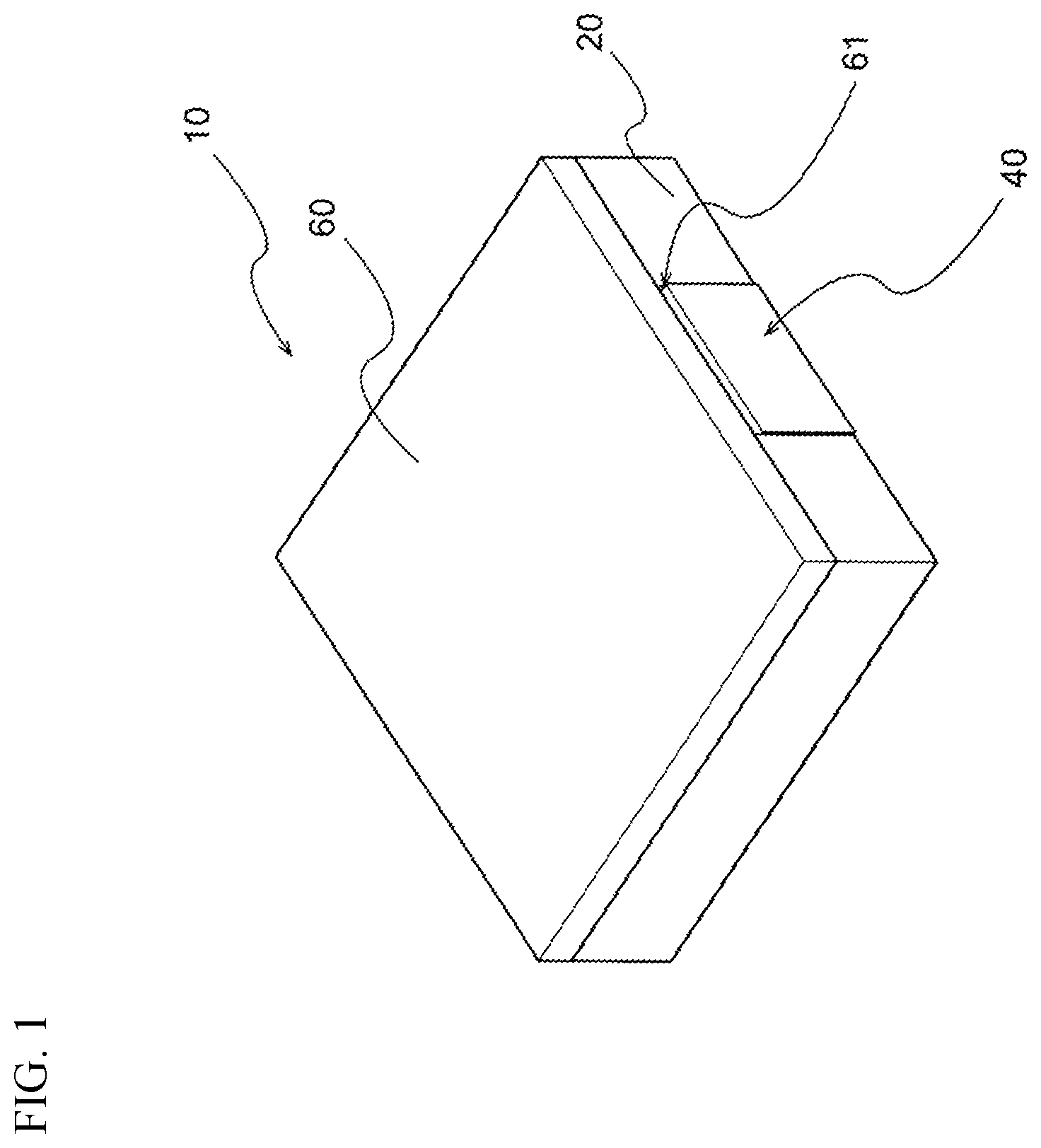Patent US12417880 Figure 1 – Electronic device having first and second metal terminals