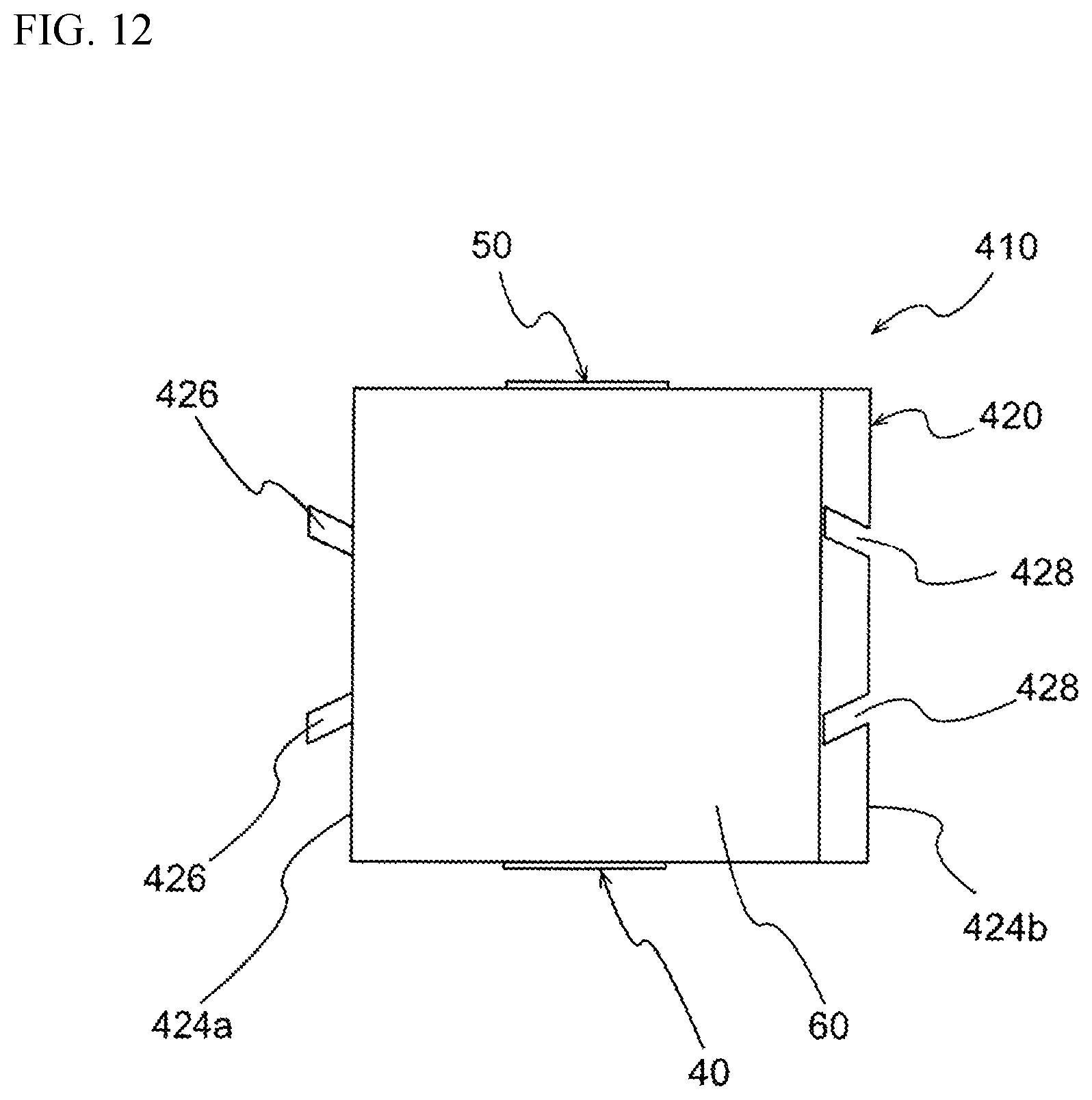 Patent US12417880 Figure 12 – Electronic device having first and second metal terminals