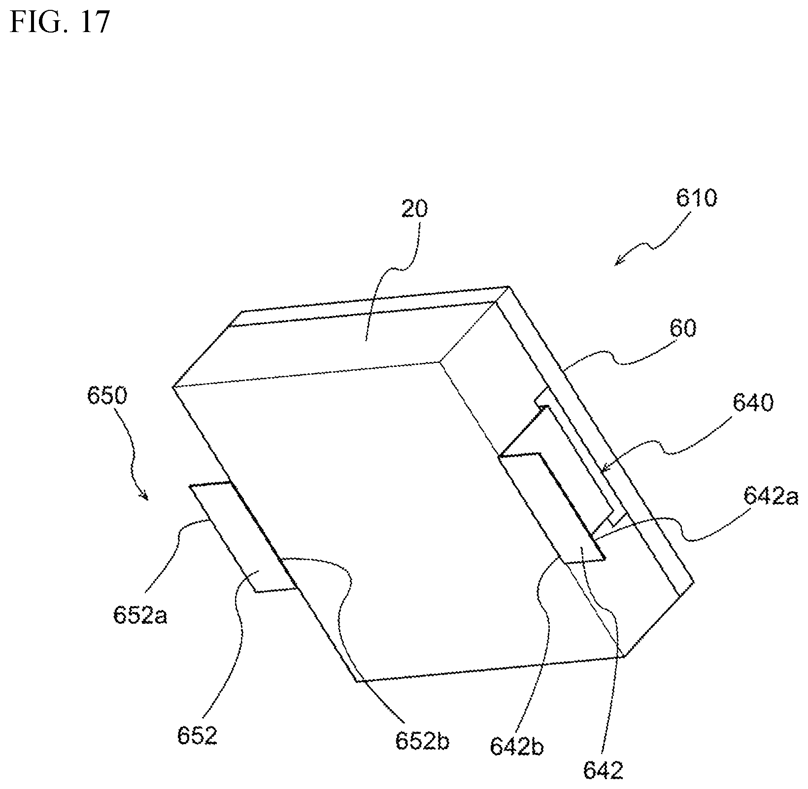 Patent US12417880 Figure 17 – Electronic device having first and second metal terminals