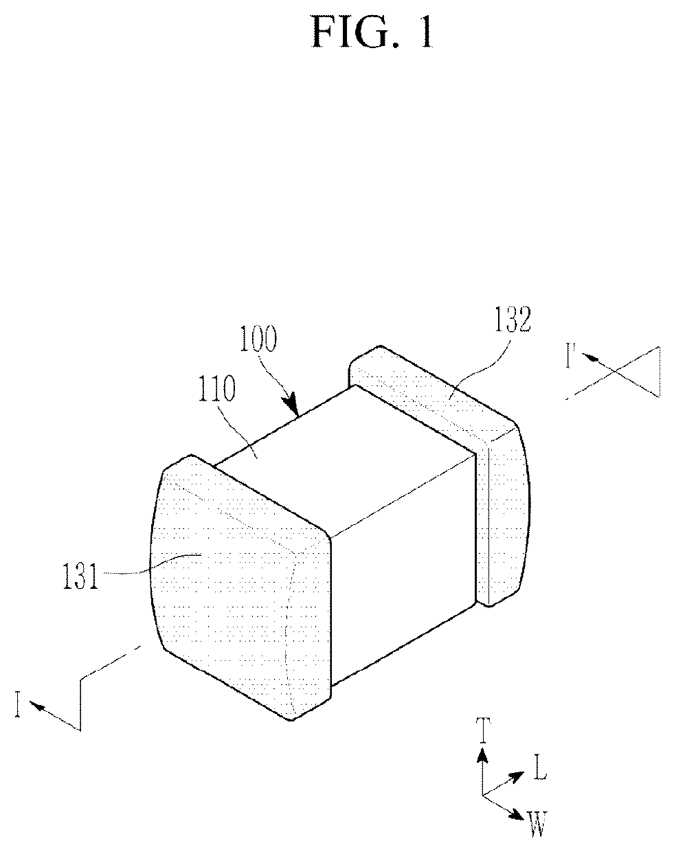 Patent US12417881 — Multilayered capacitor and method for manufacturing the same — Figure 1