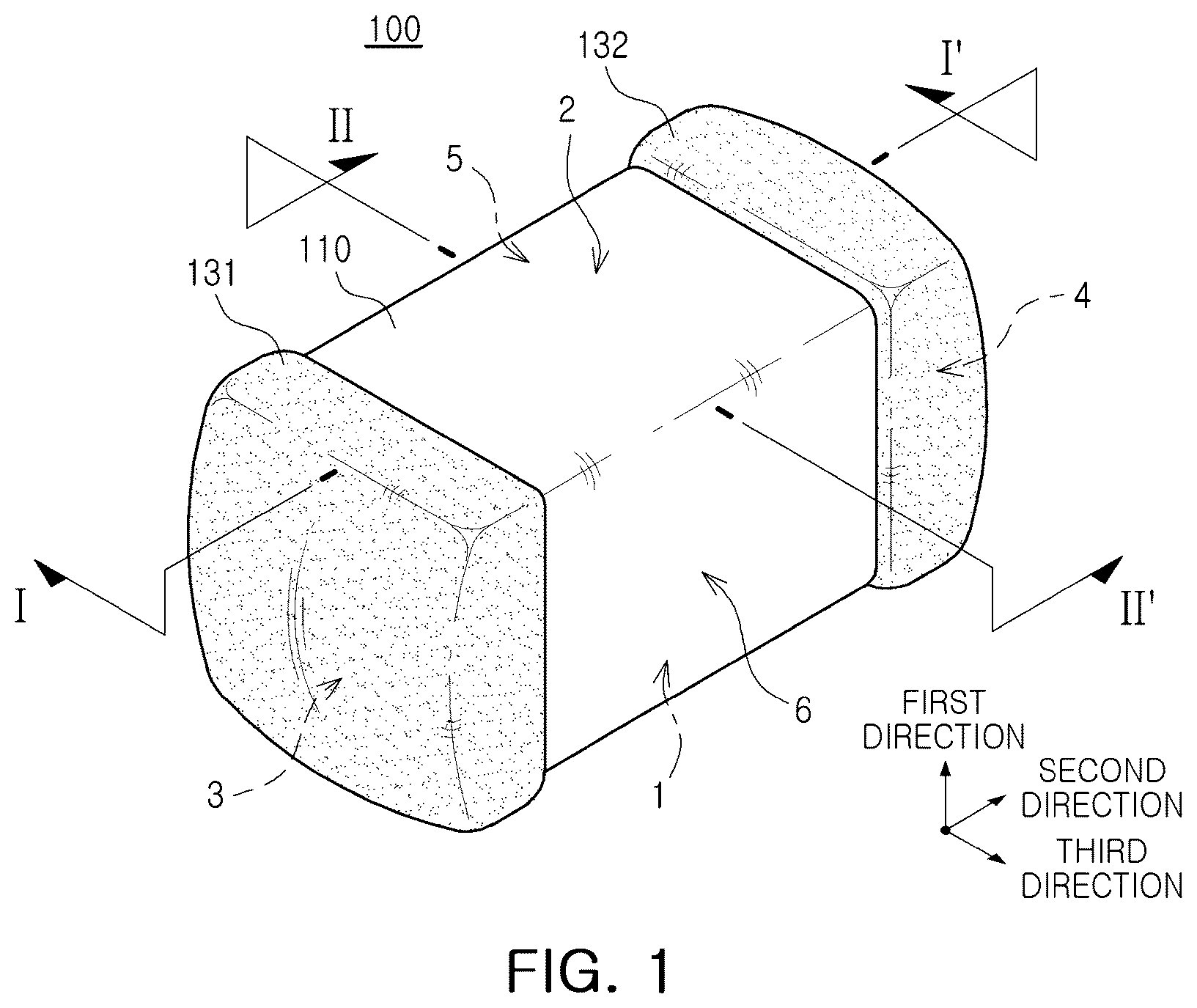 Patent US12417882 Figure 1 – Multilayer electronic component