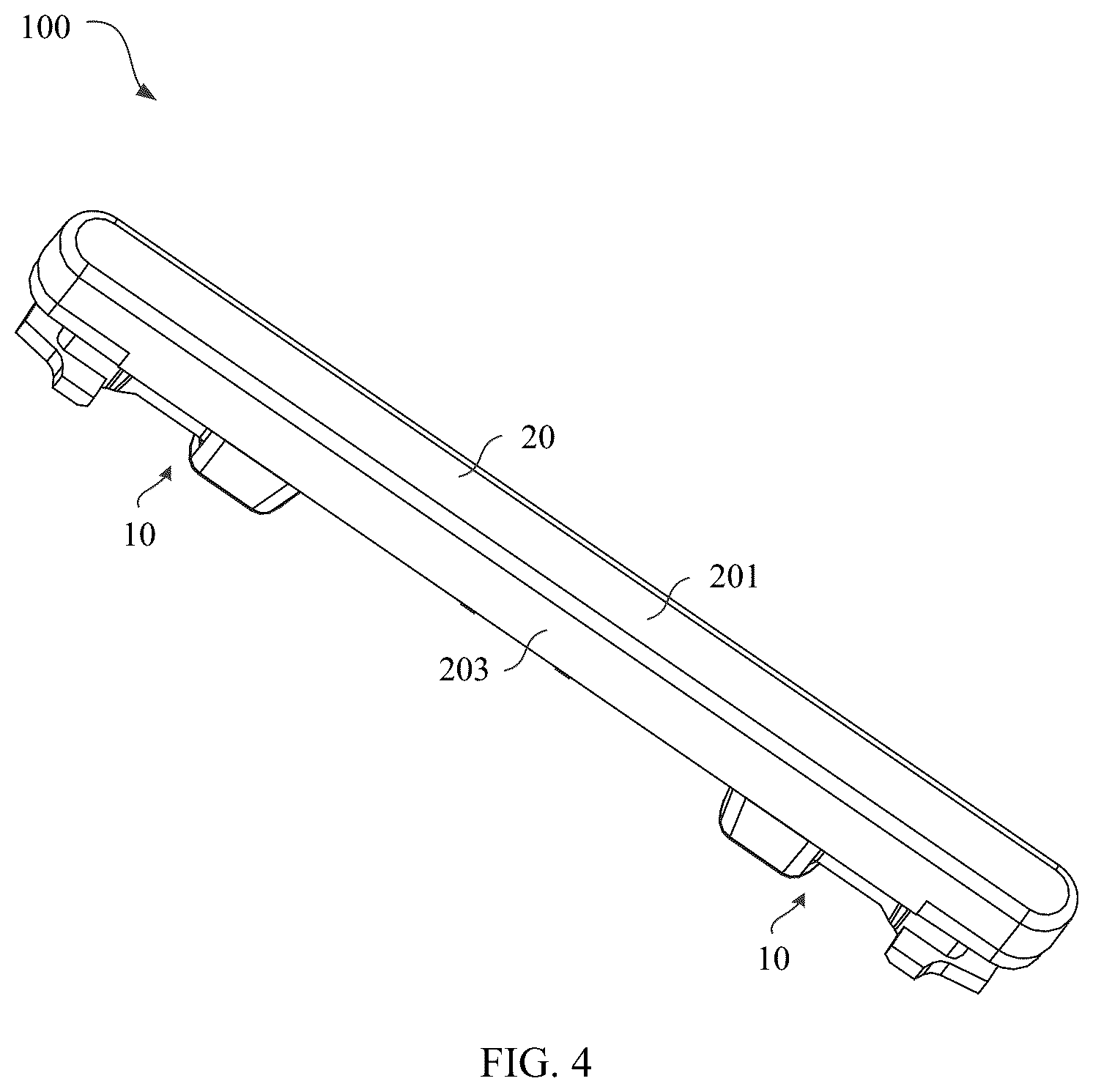 Patent US12417887 Figure 4 – Button and electronic device