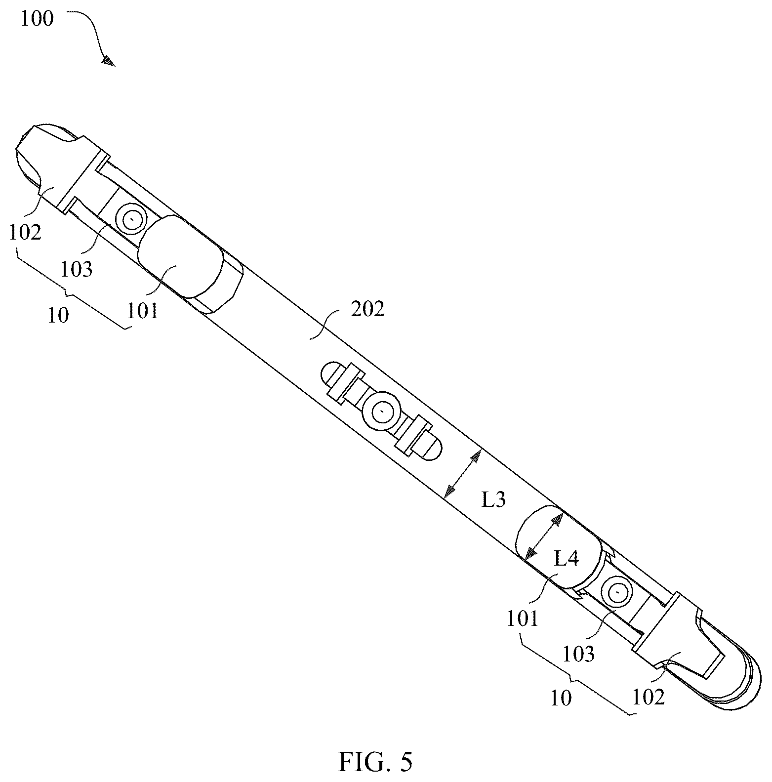 Patent US12417887 Figure 5 – Button and electronic device