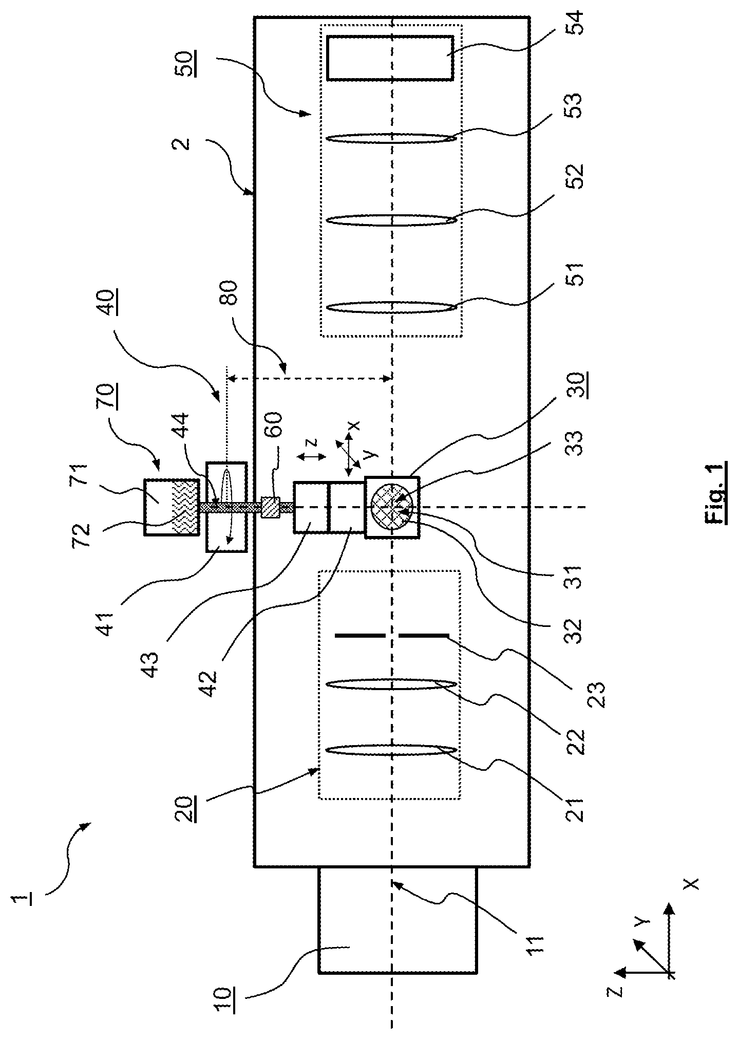 Patent US12417893 Figure 1 – Diffractometer for charged-particle crystallography